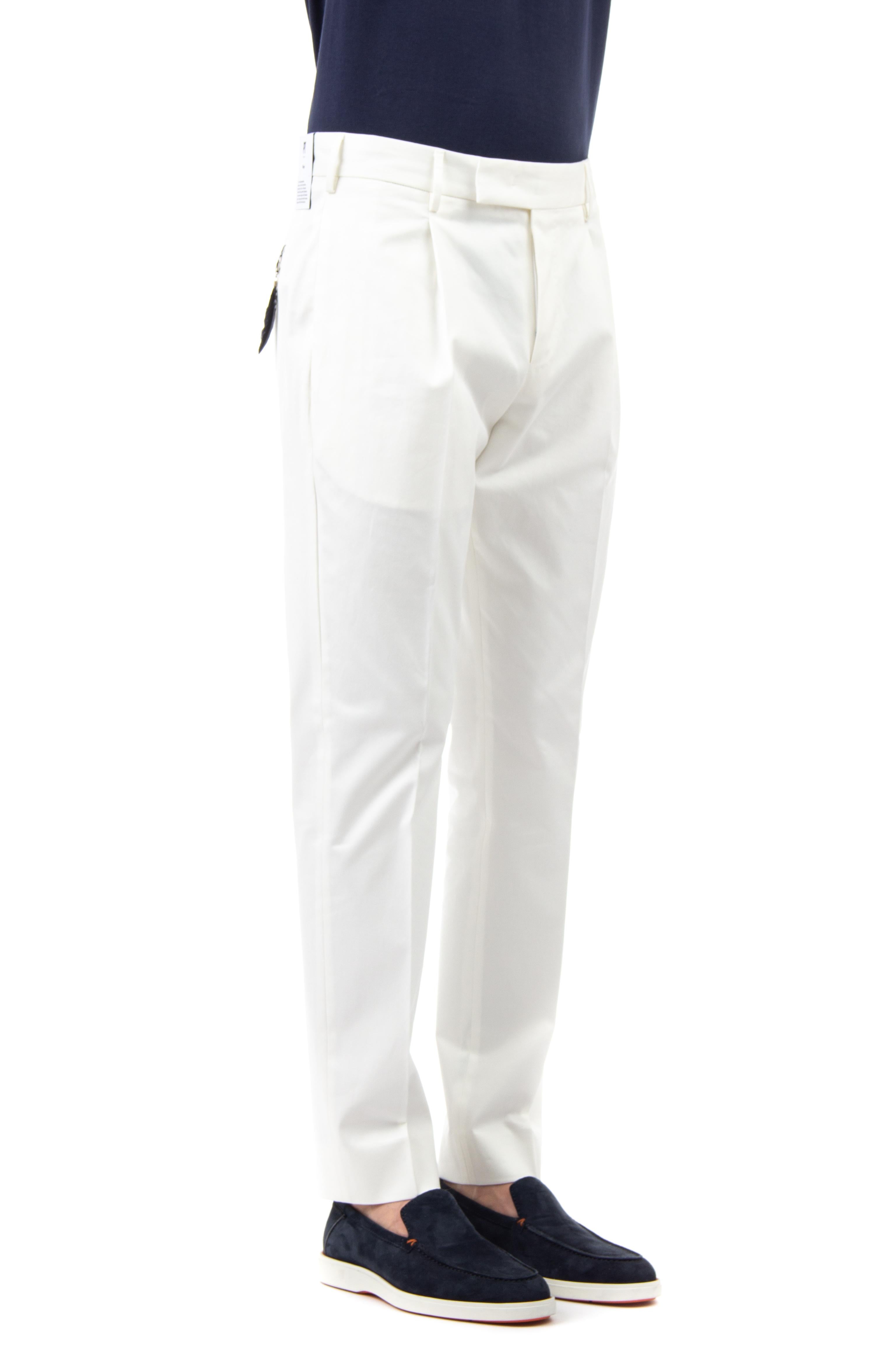 PT Torino Pantalone in rasatello di cotone fit undici ASX1ZA0FWD NU61 0010 