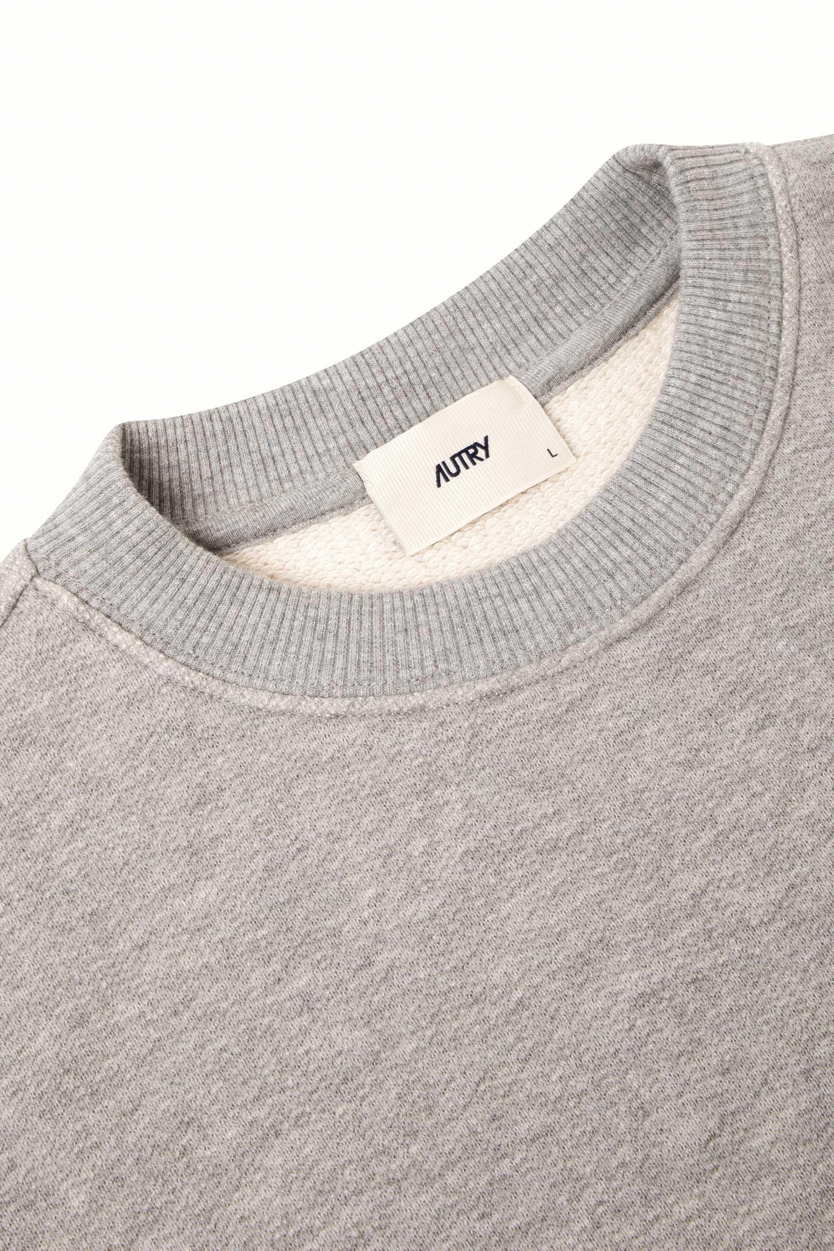 Autry Felpa girocollo in cotone con logo SWPX 035D JERS DK MEL 