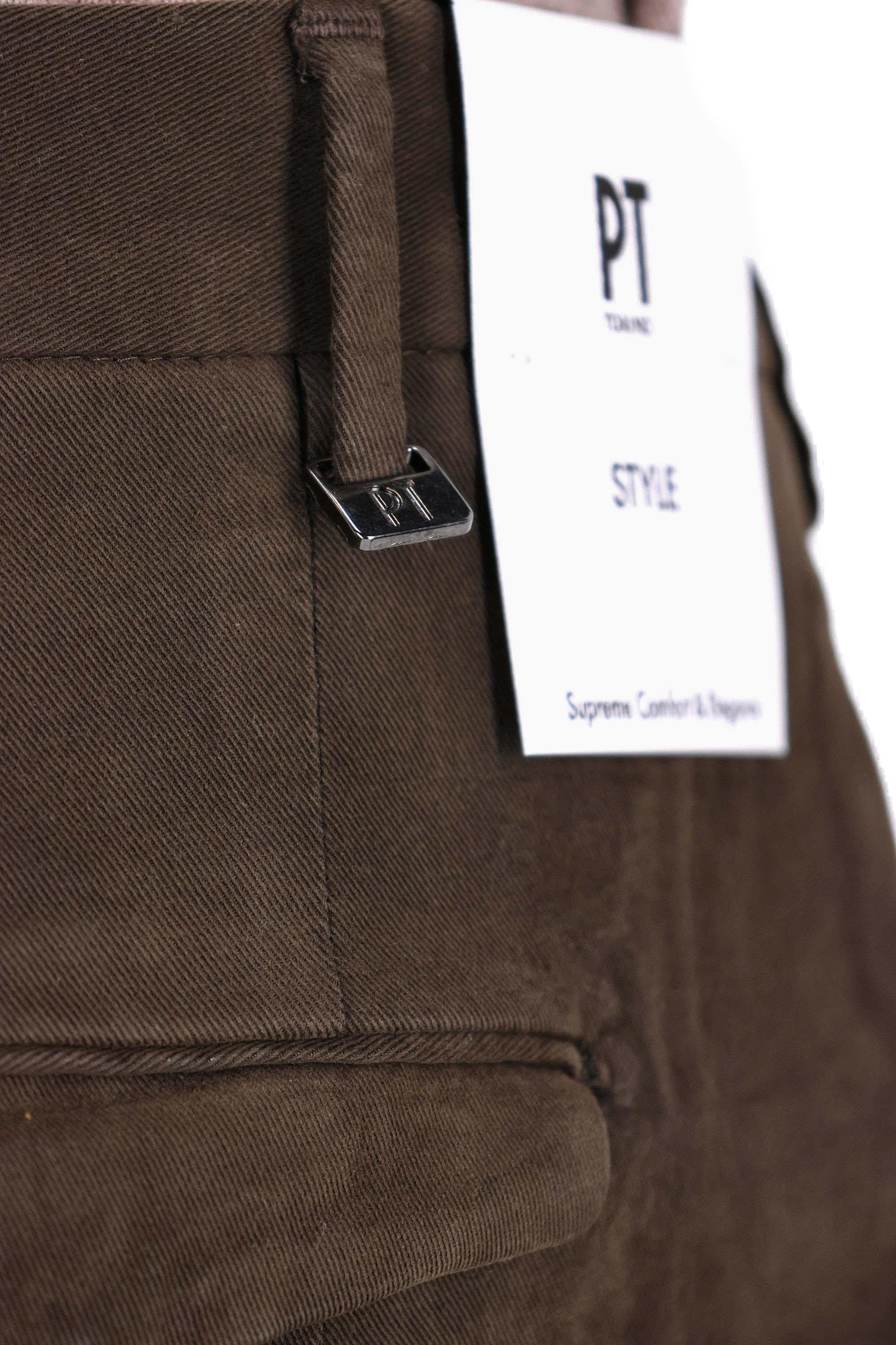 PT Torino Pantalone in gabardina di modal e cotone Master fit ATMAZ00CL1 NU46.2 Y177 
