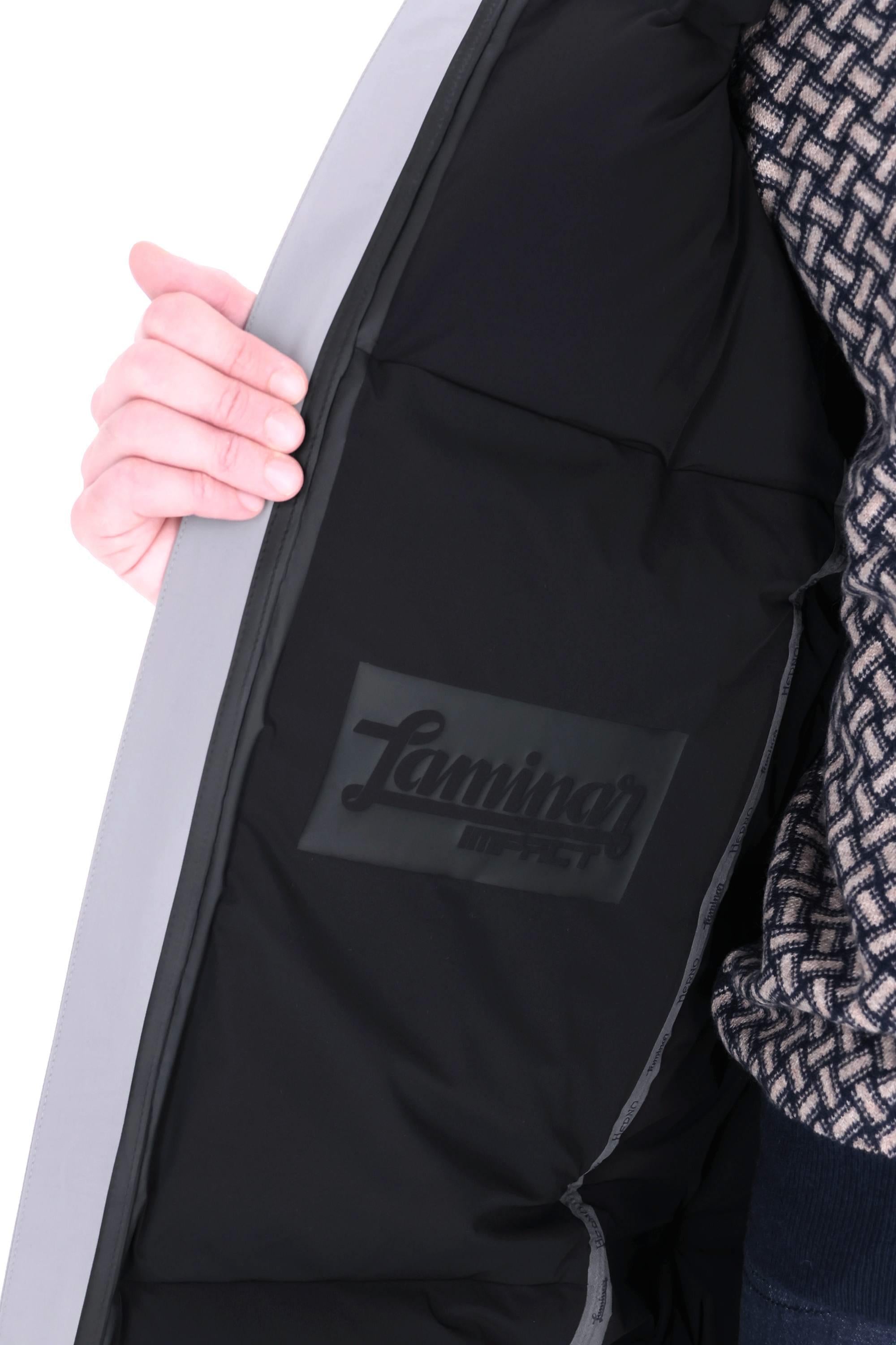 Herno Piumino lungo termonastrato linea Laminar PI00236UL/2 9436 