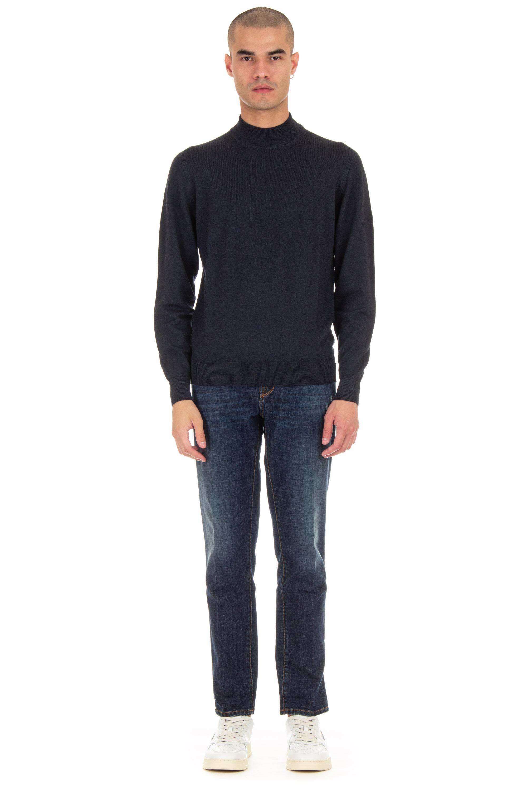 Maglia lupetto in lana frosted D2M105A 791 Drumohr 