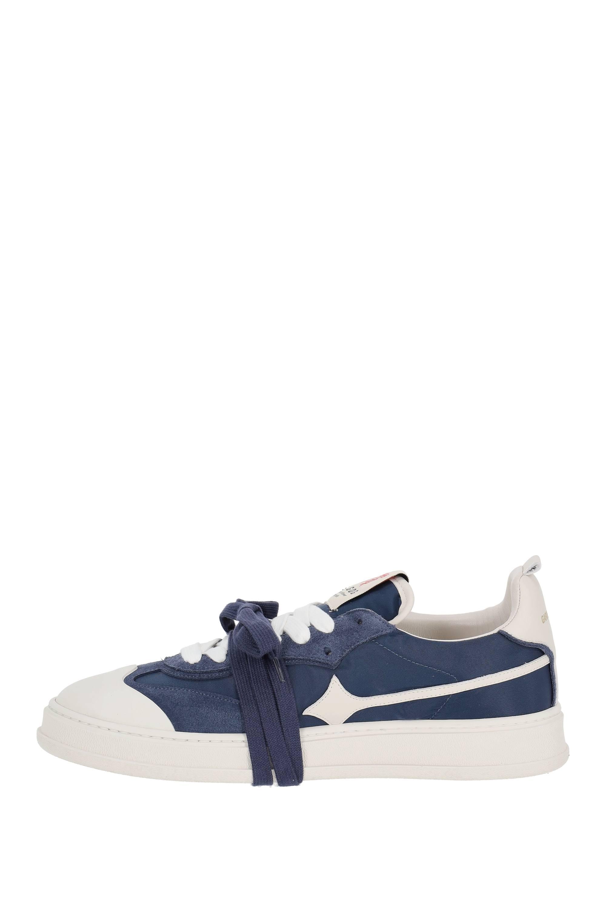 Sneaker Apple in camoscio e nylon APPLE-2 OCEANO Garden of God 