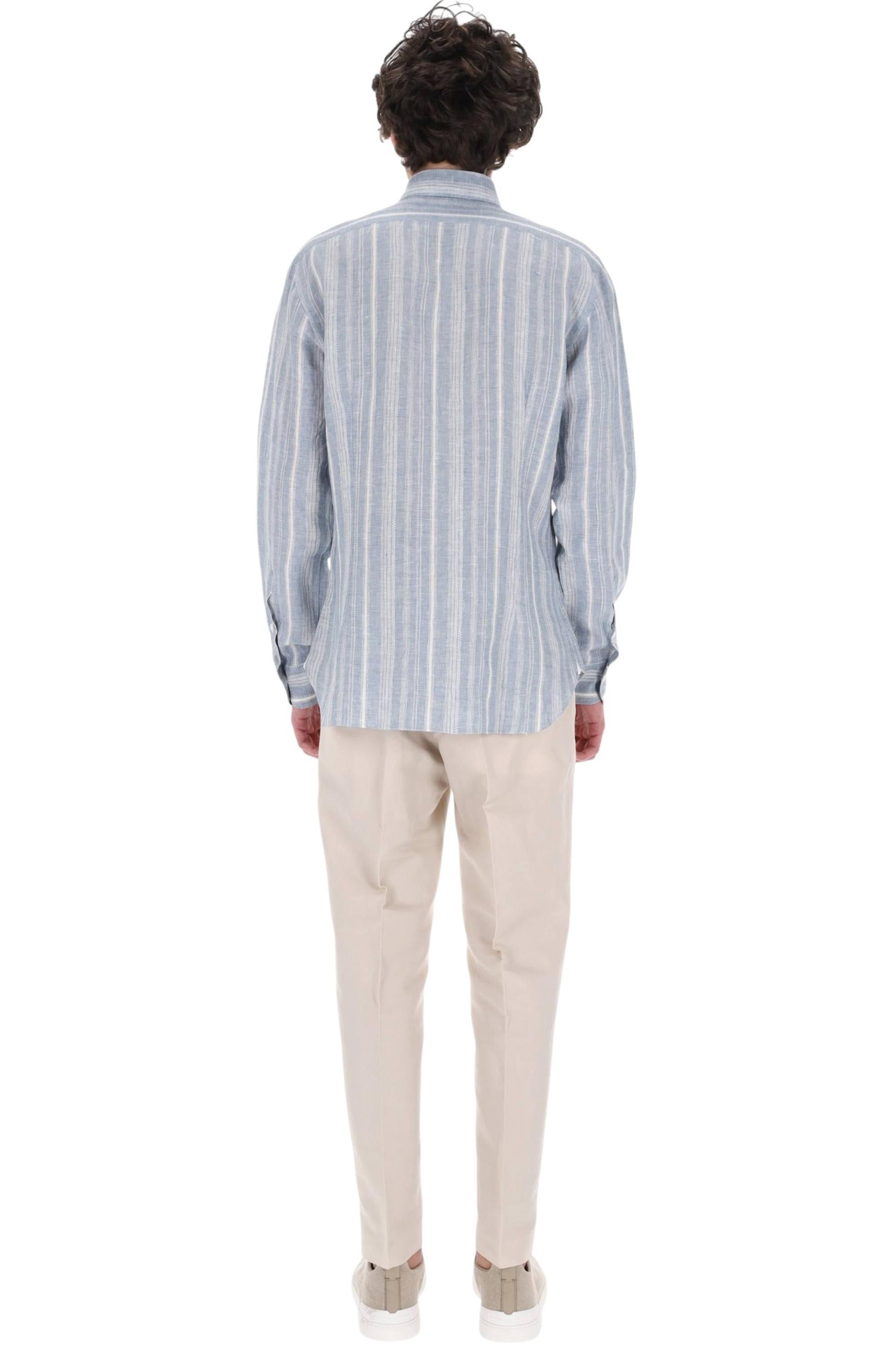 Barba Camicia tramata in lino Dandylife LIU13P0154041.R 0001 
