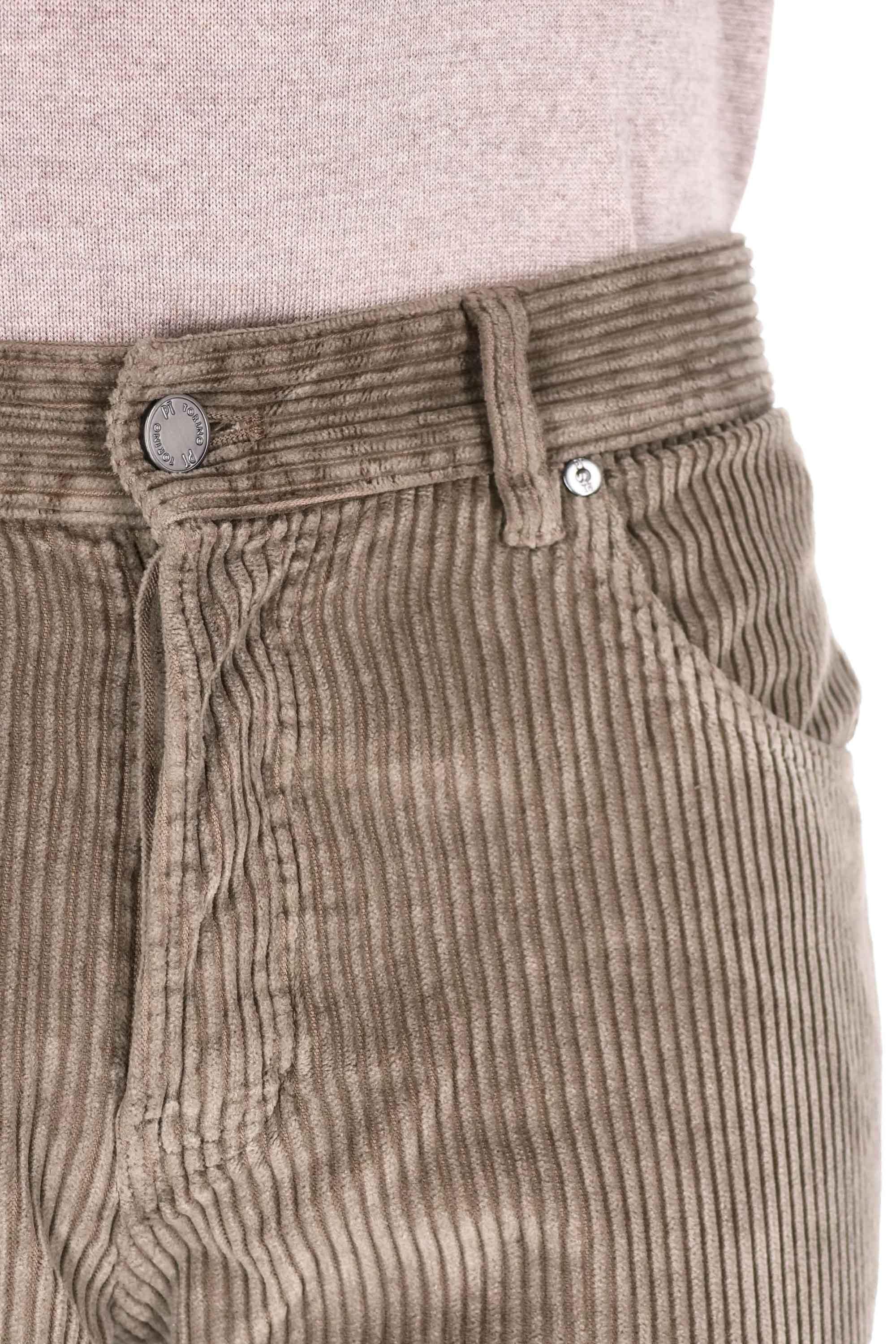 PT Denim 5 tasche color in velluto di cotone e modal Rebel fit C5RP05B0 SV09T0/2 Y157 