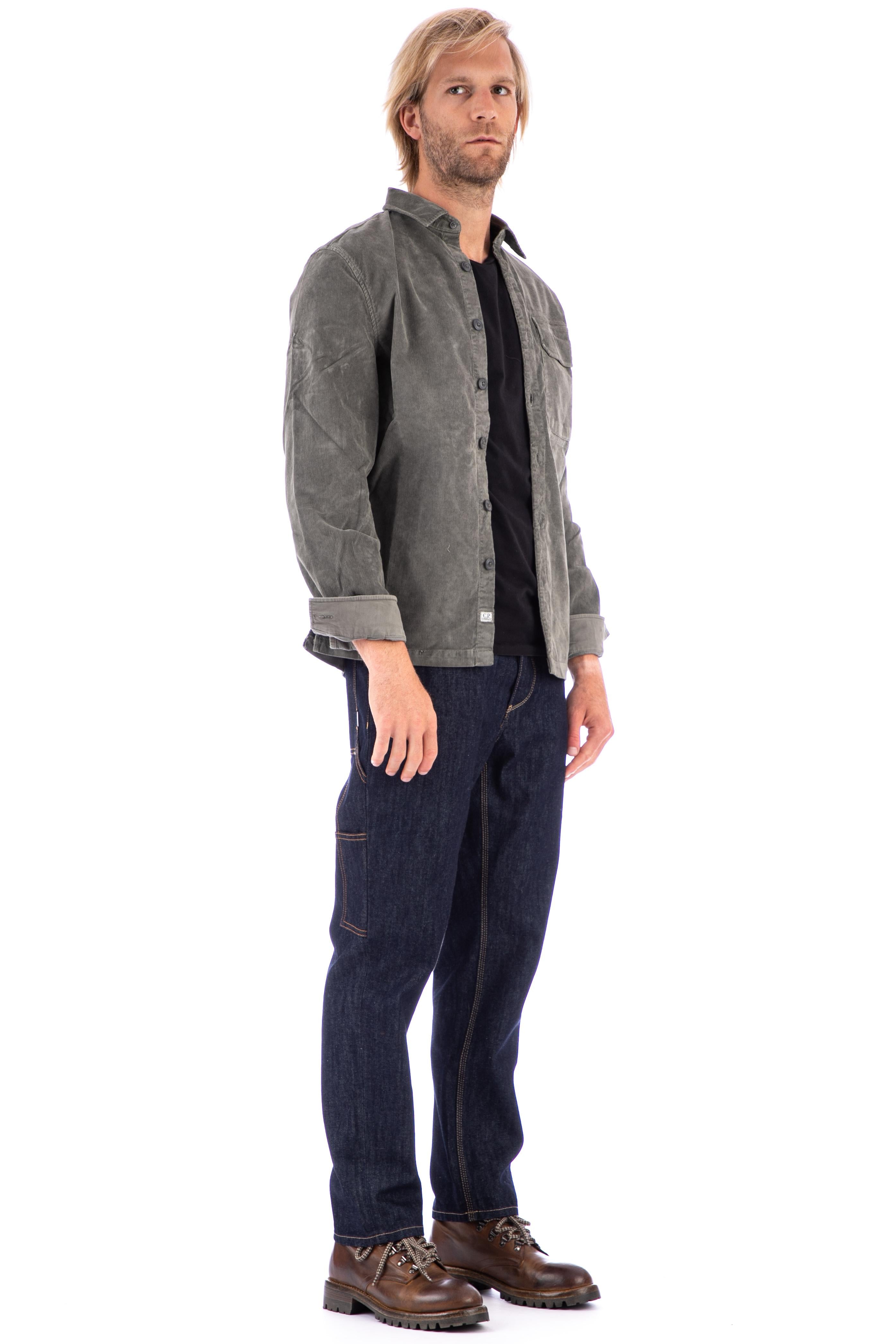 CP Company Overshirt in velluto 13CMSH289A 006410O 669 