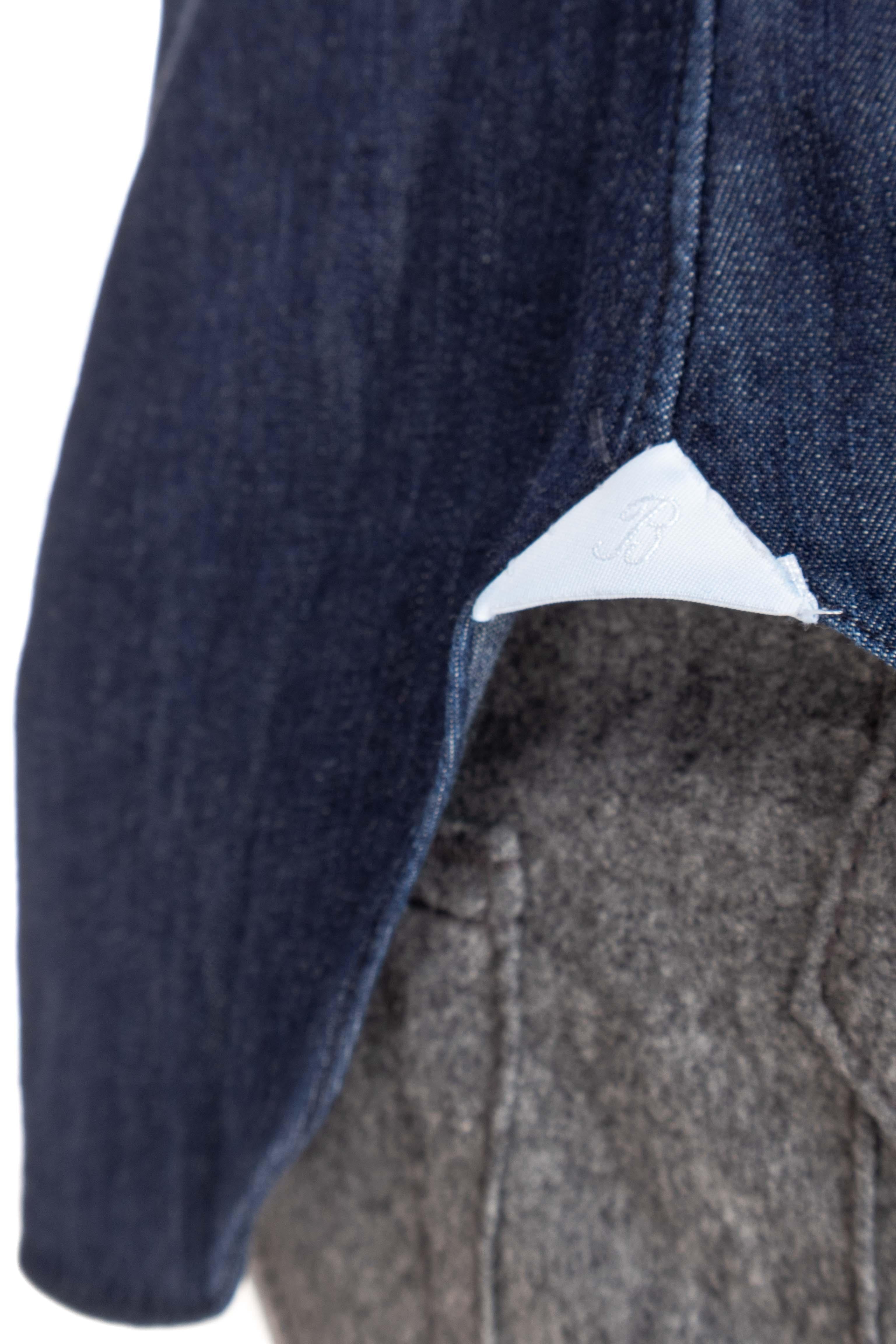 Camicia sartoriale in denim LIU13P0136035.U MULTICOLOR Barba 