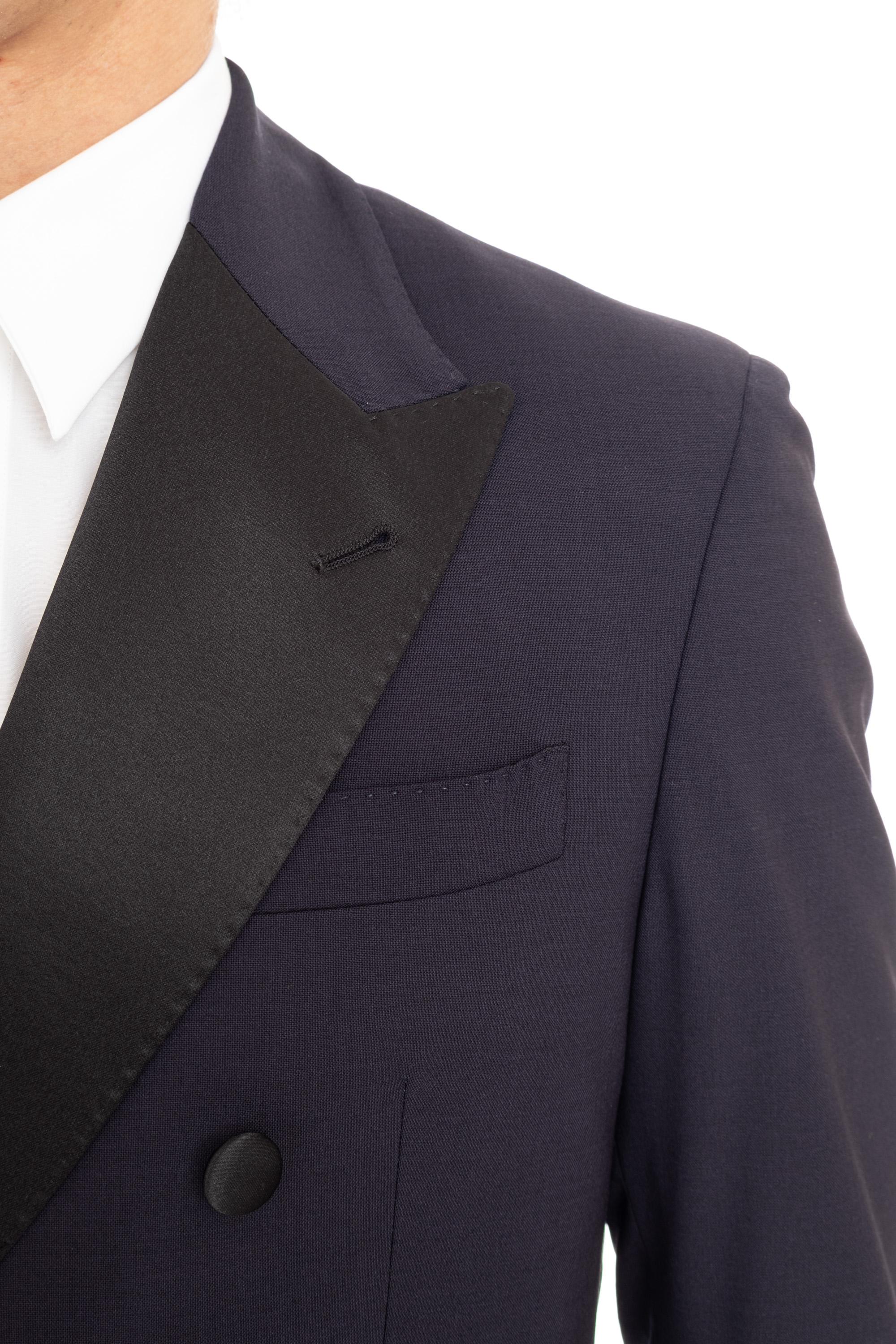 Eleventy Abito smoking sartoriale doppiopetto in lana comfort C70ABUC02 TES0A053 11N 