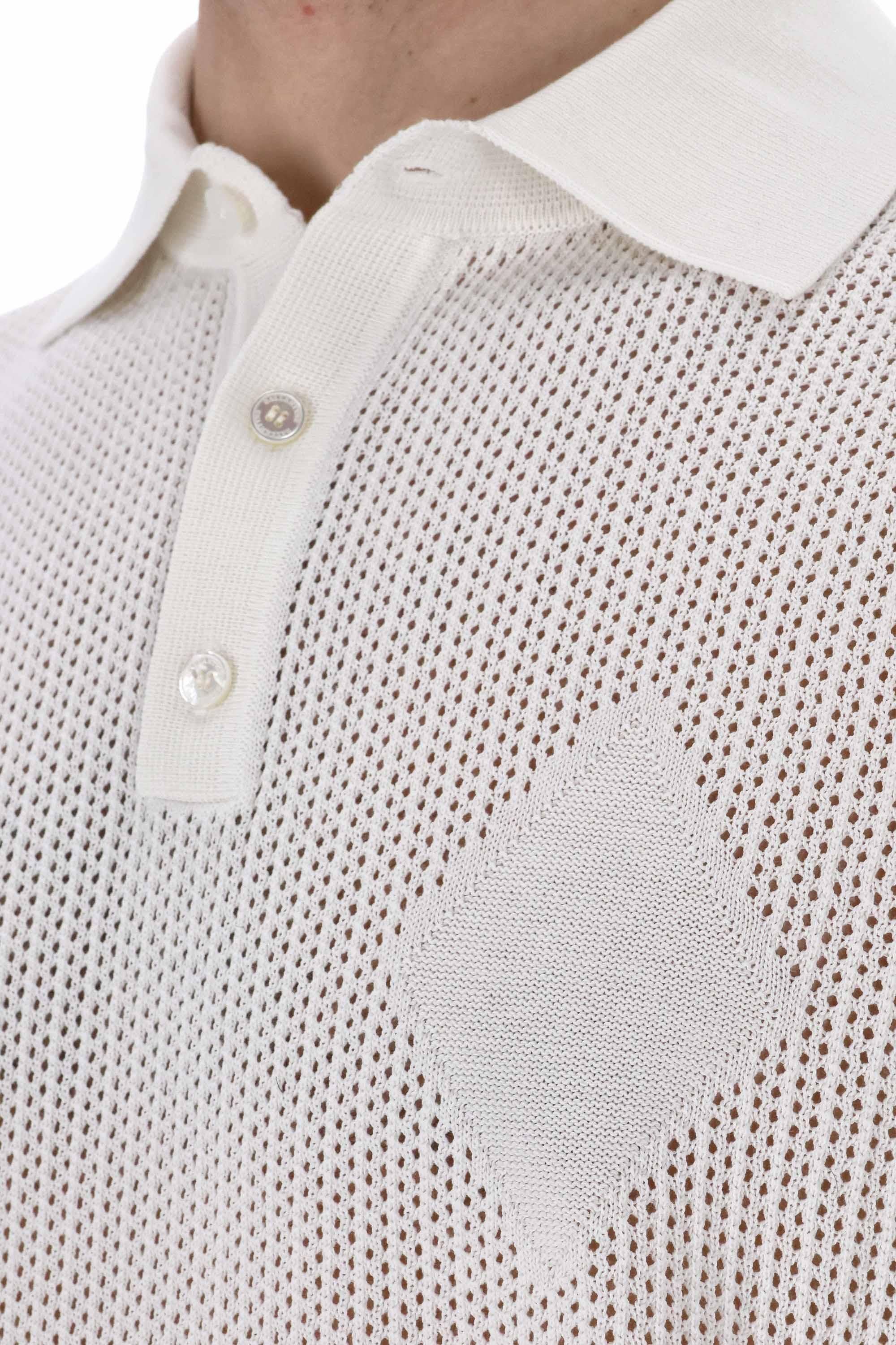 Polo in cotone traforato B2W176 12C91 10144 Ballantyne 