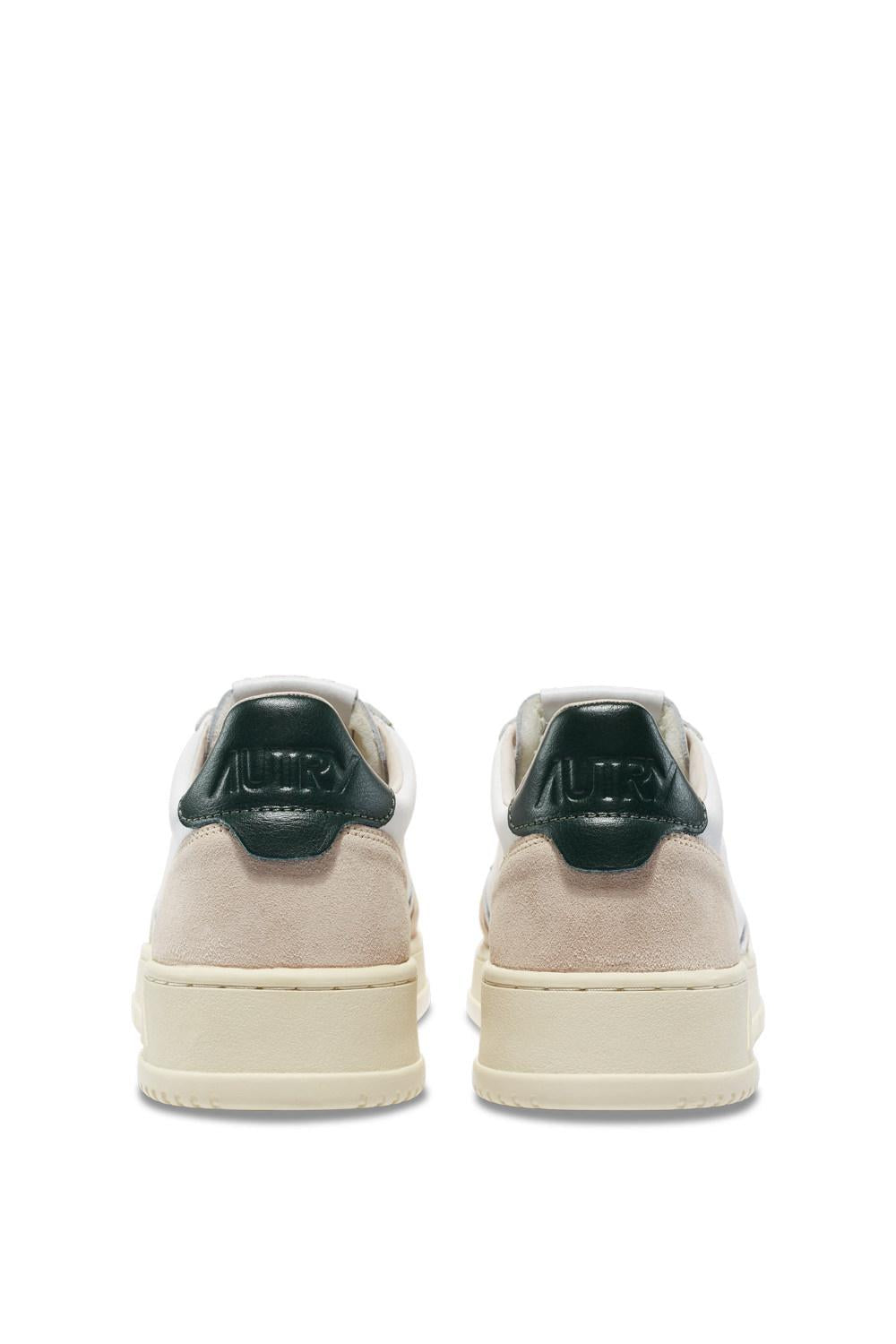 Autry Sneaker Medalist bimateriale talloncino verde AULM LS56 WHT/MOUNT 