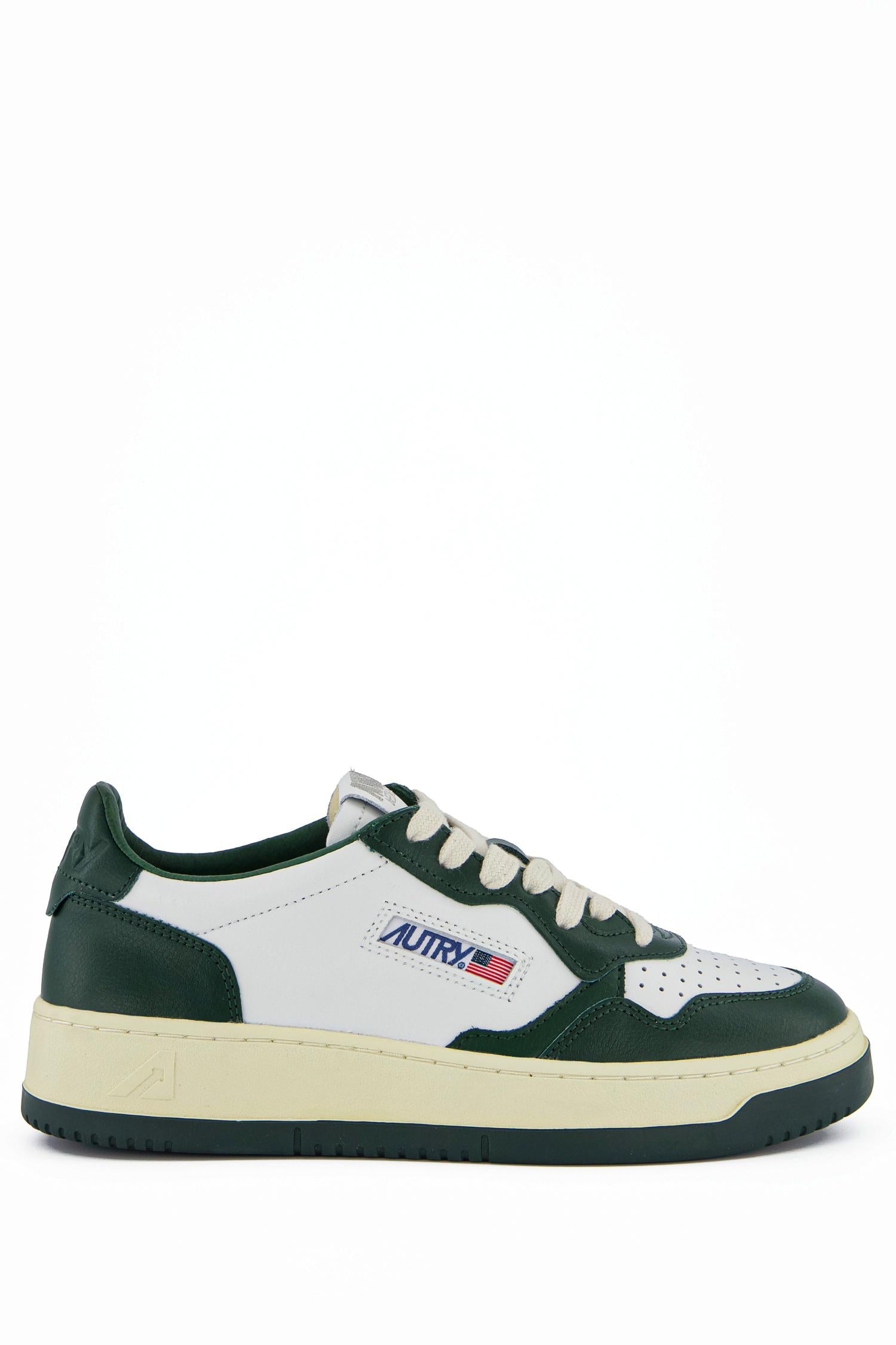 Sneaker Medalist bicolor in pelle AULM WB49 WHT/MOUNTAIN Autry 