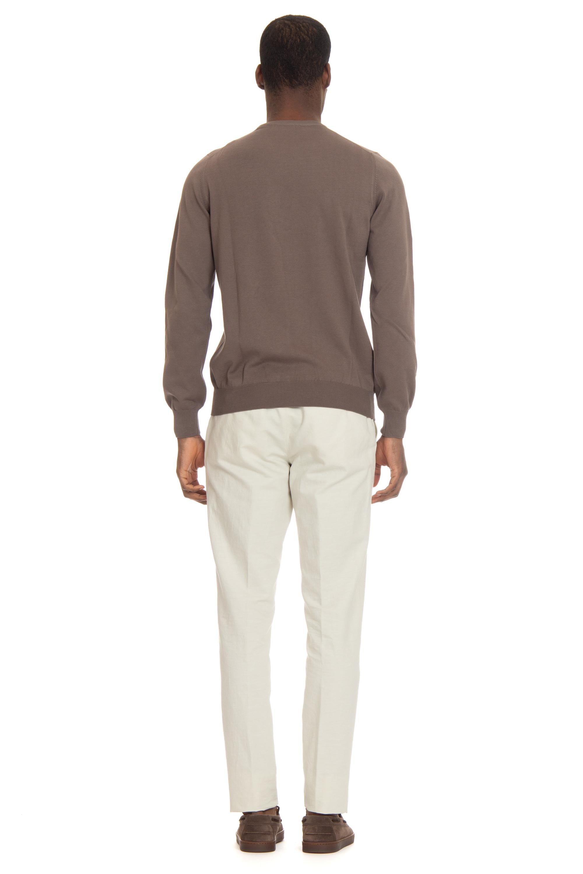 Maglia girocollo in cotone vintage 55167 18190 140 Gran Sasso 