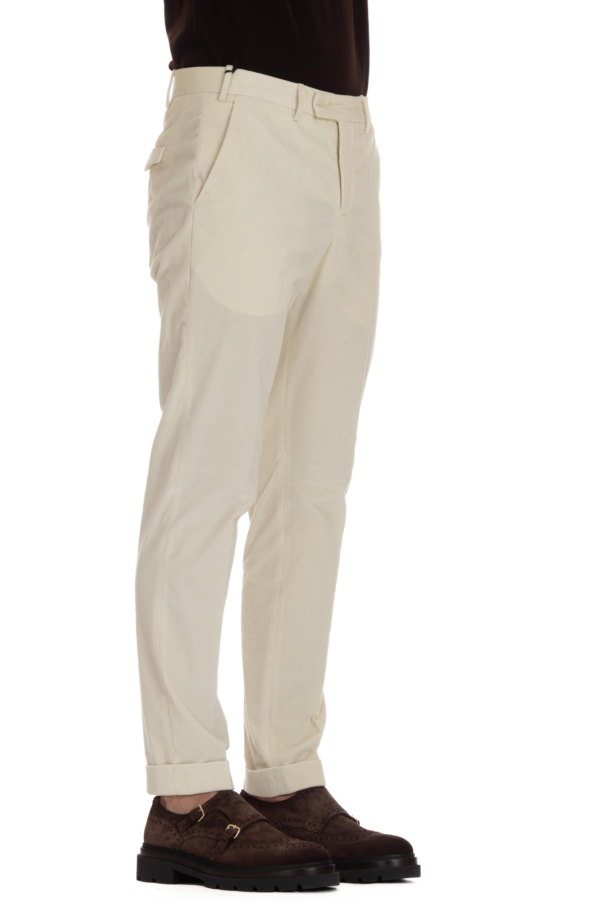 Pantalone in velluto soft touch mille righe Master fit ASMAZ00CL1 PG81_ 0010 PT Torino 