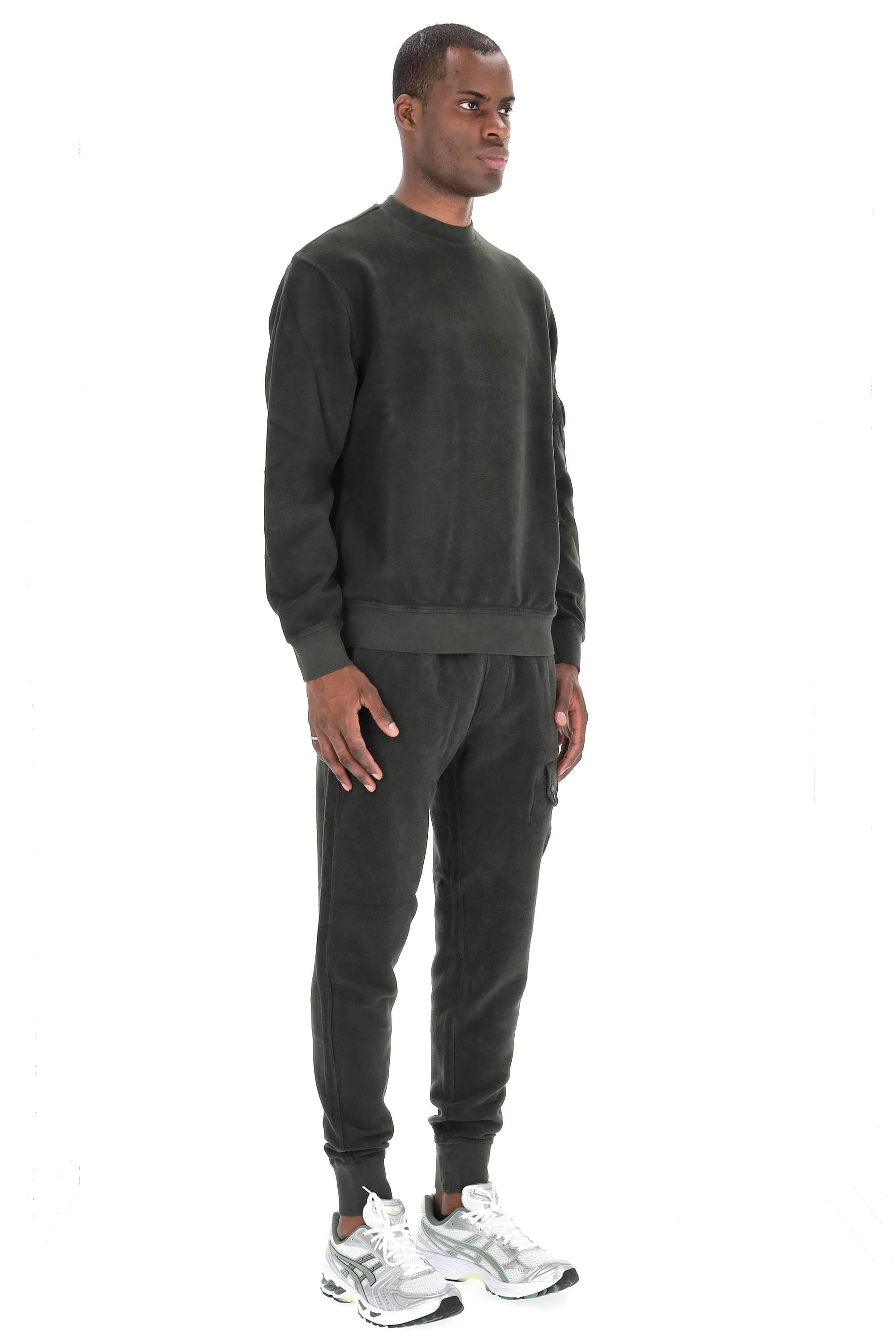 Felpa girocollo in cotone brushed MSS249A00-6614G/2 978 CP Company 