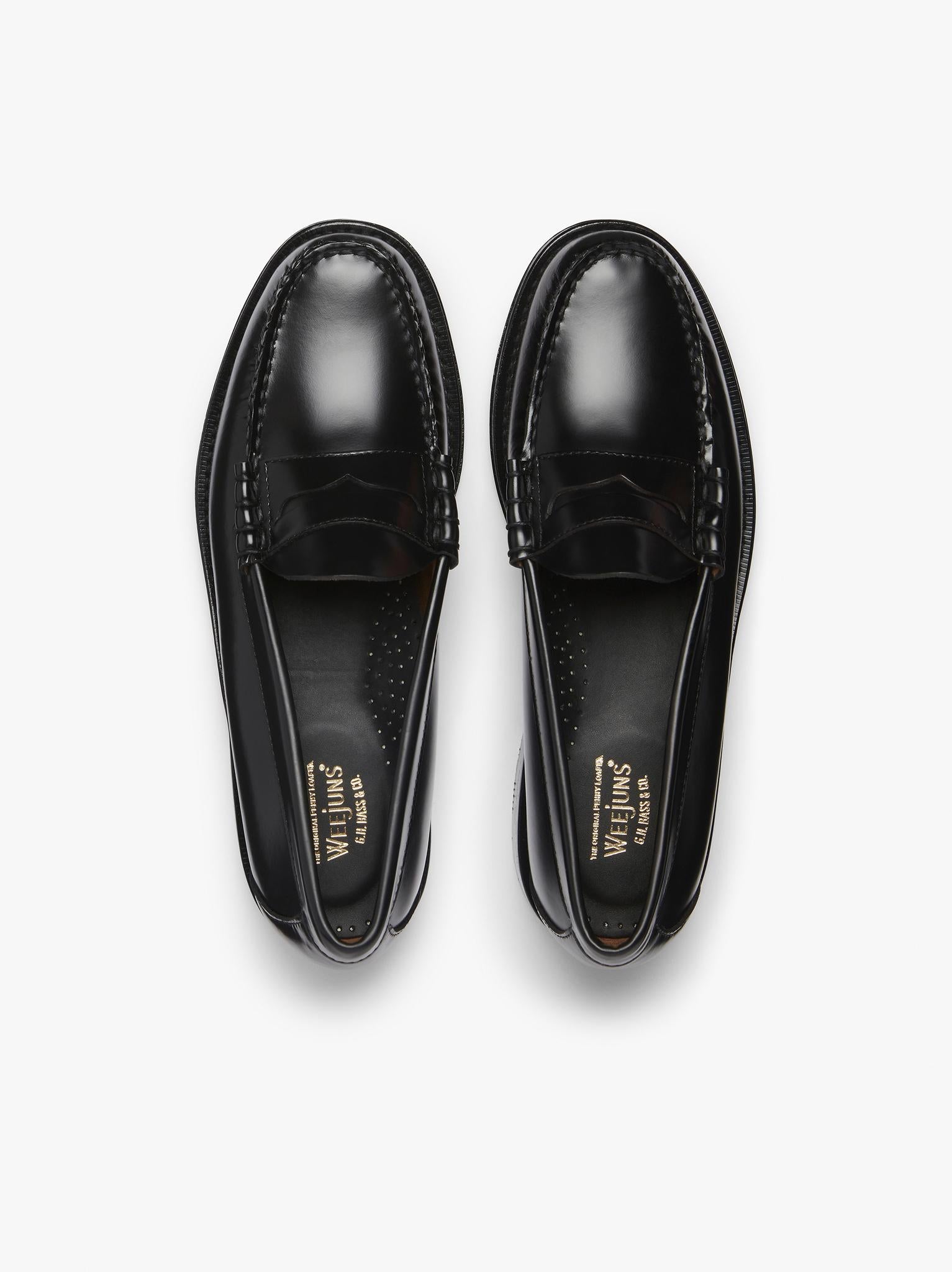 Weejuns Larson penny loafers colore nero BA11010H 000 G.H. Bass 