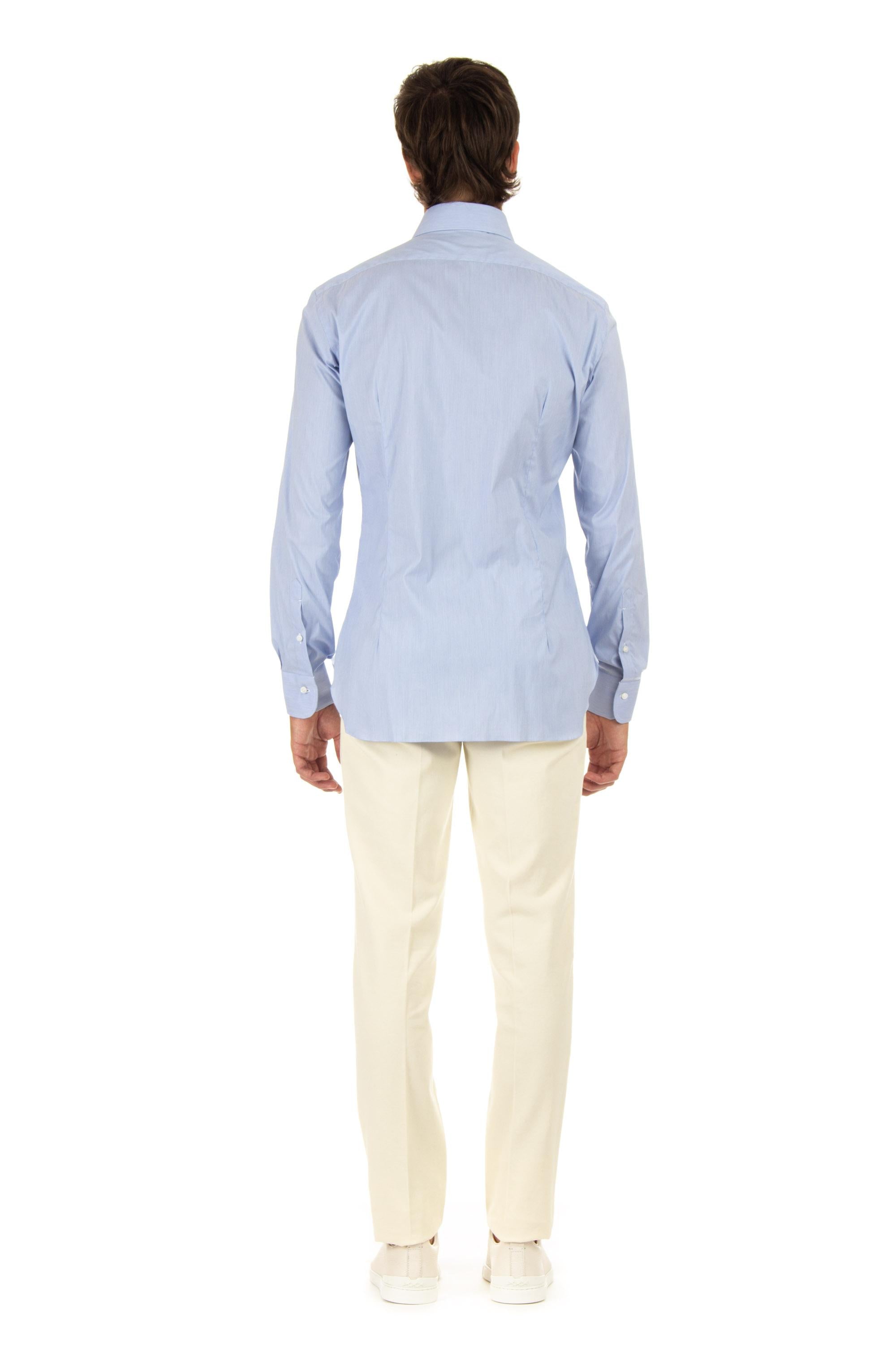 Camicia in popeline stretch etichetta nera I1U13P0134112 02 Barba 