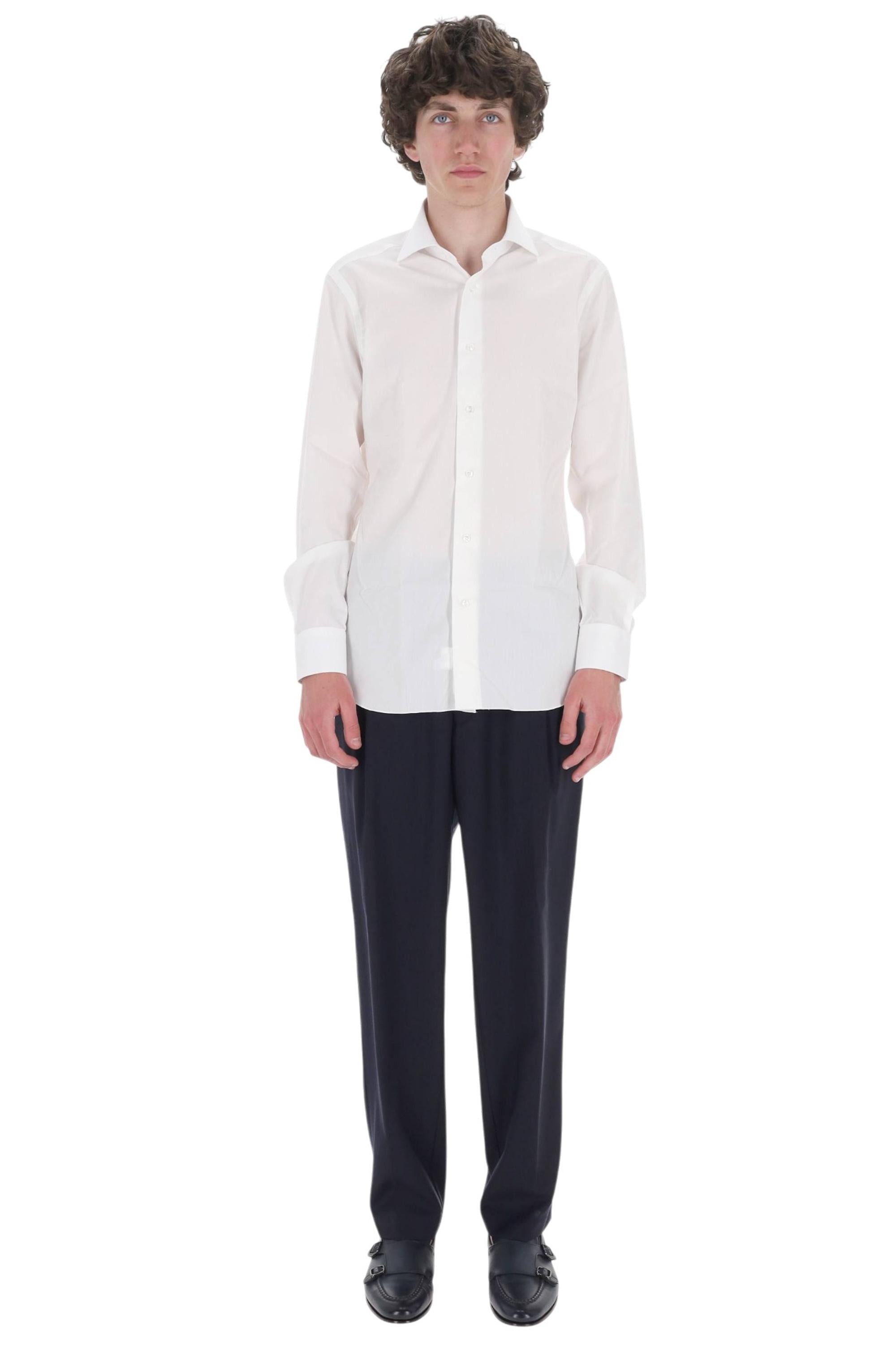 Barba Camicia in cotone anti stropicciamento etichetta Journey I1U13P0154210.U 0001 