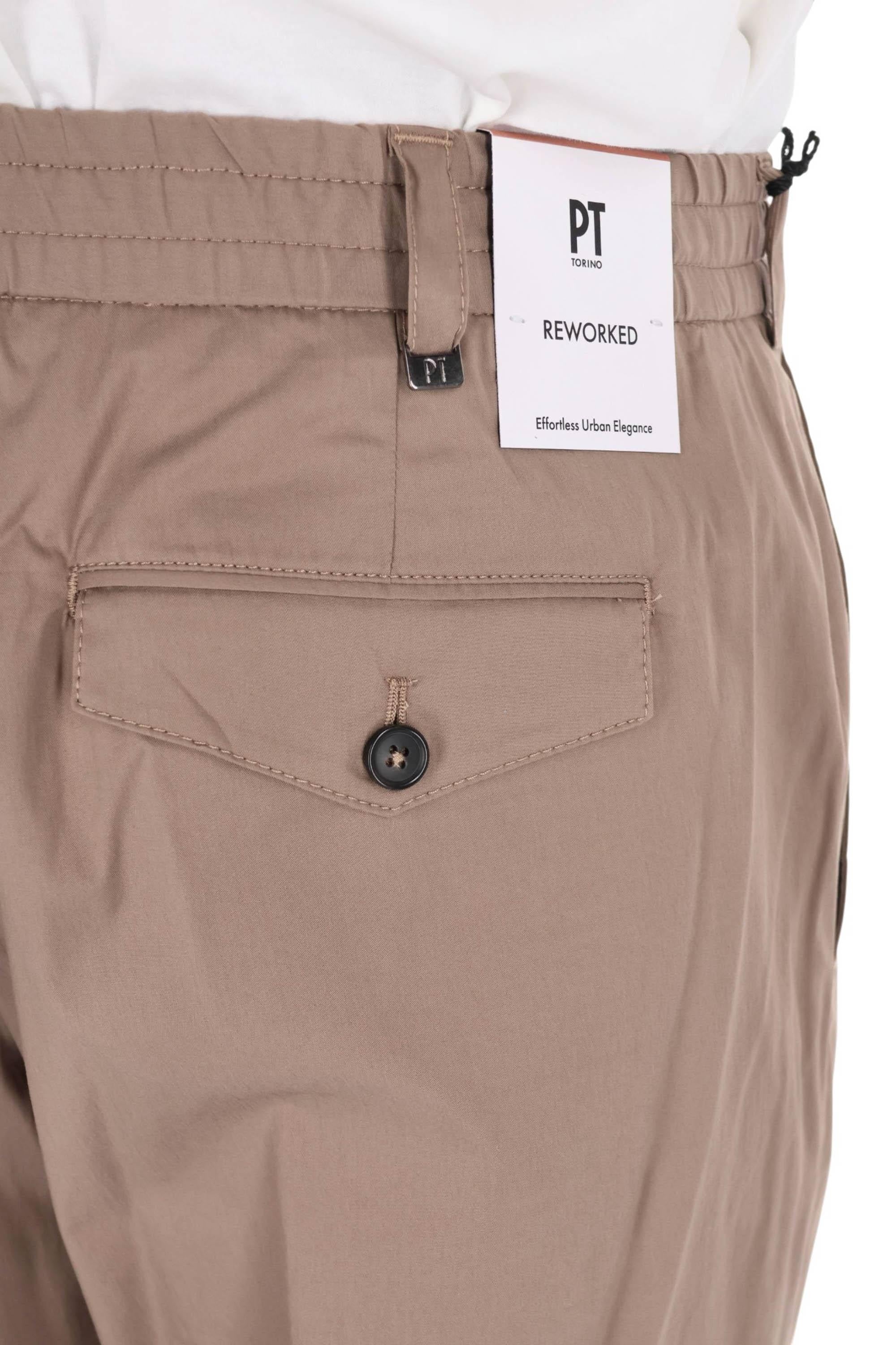 PT Torino Pantalone in techno popeline The Rebel fit CORSRBB30REW VD05 0060 