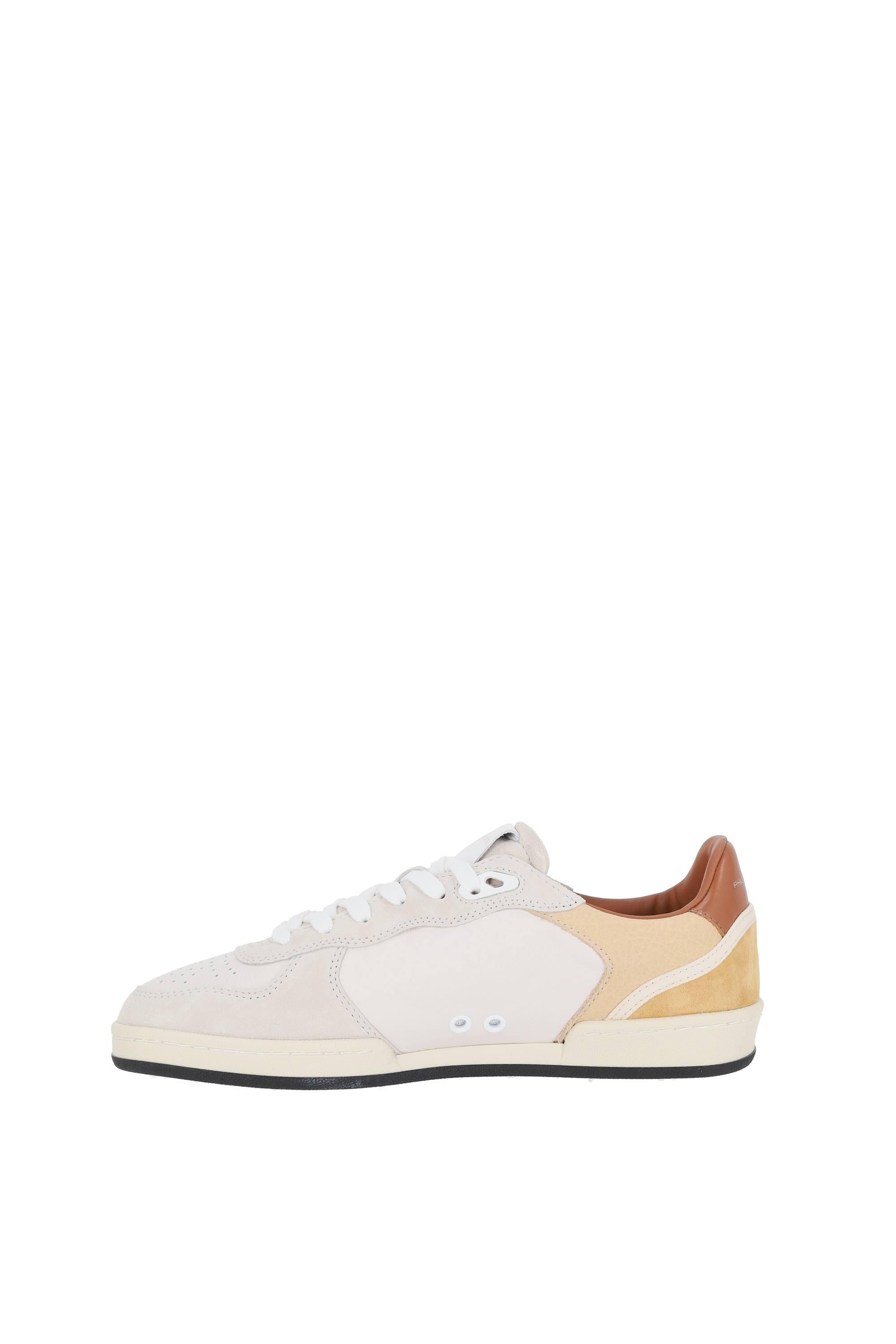 Philippe Model Sneaker in pelle e camoscio talloncino marrone mod. Pigalle PGLU PGAL/5 VD01 
