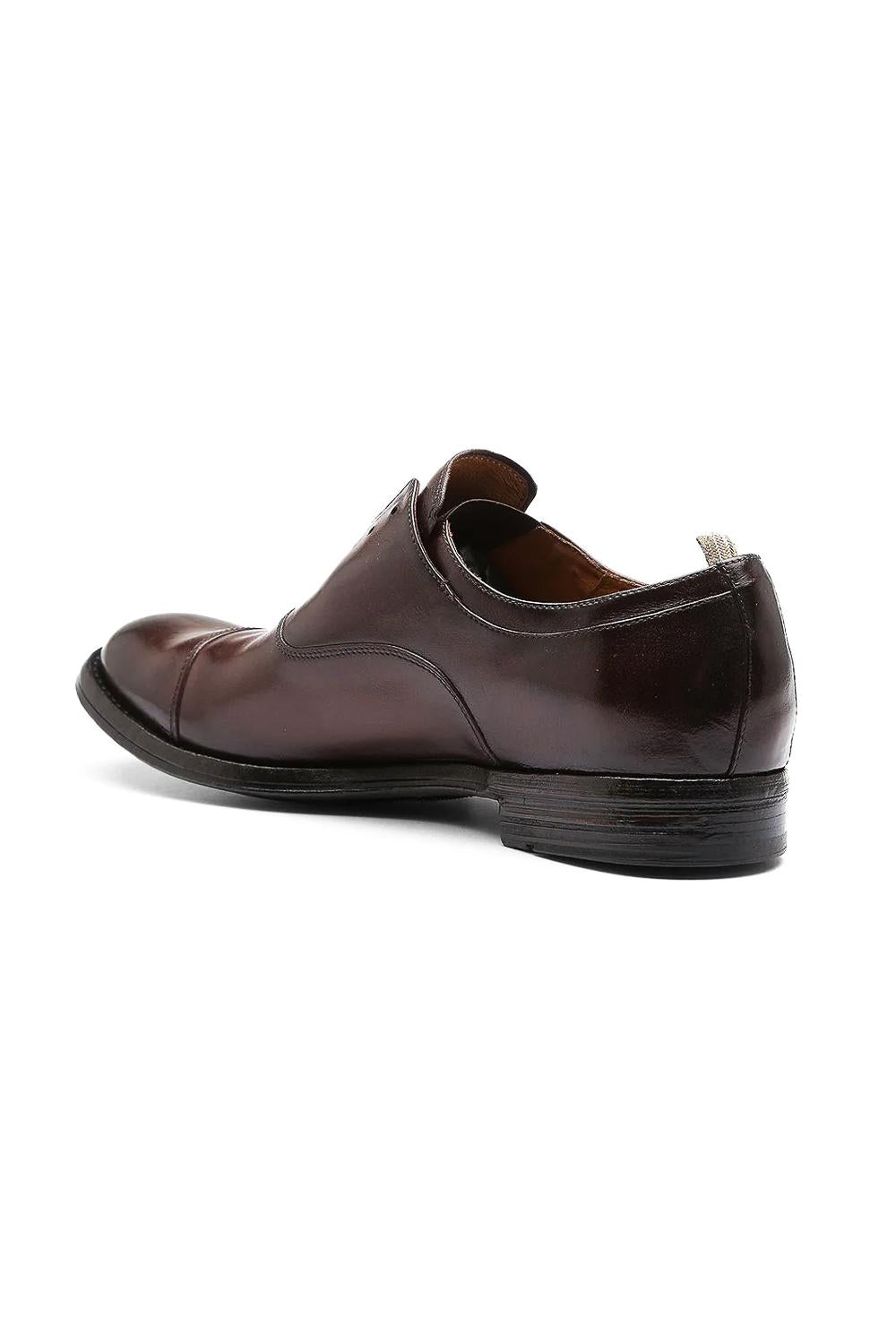 Officine Creative Scarpa oxford in pelle fondo cuoio OCANATO015AERBUD211 T.MORO 