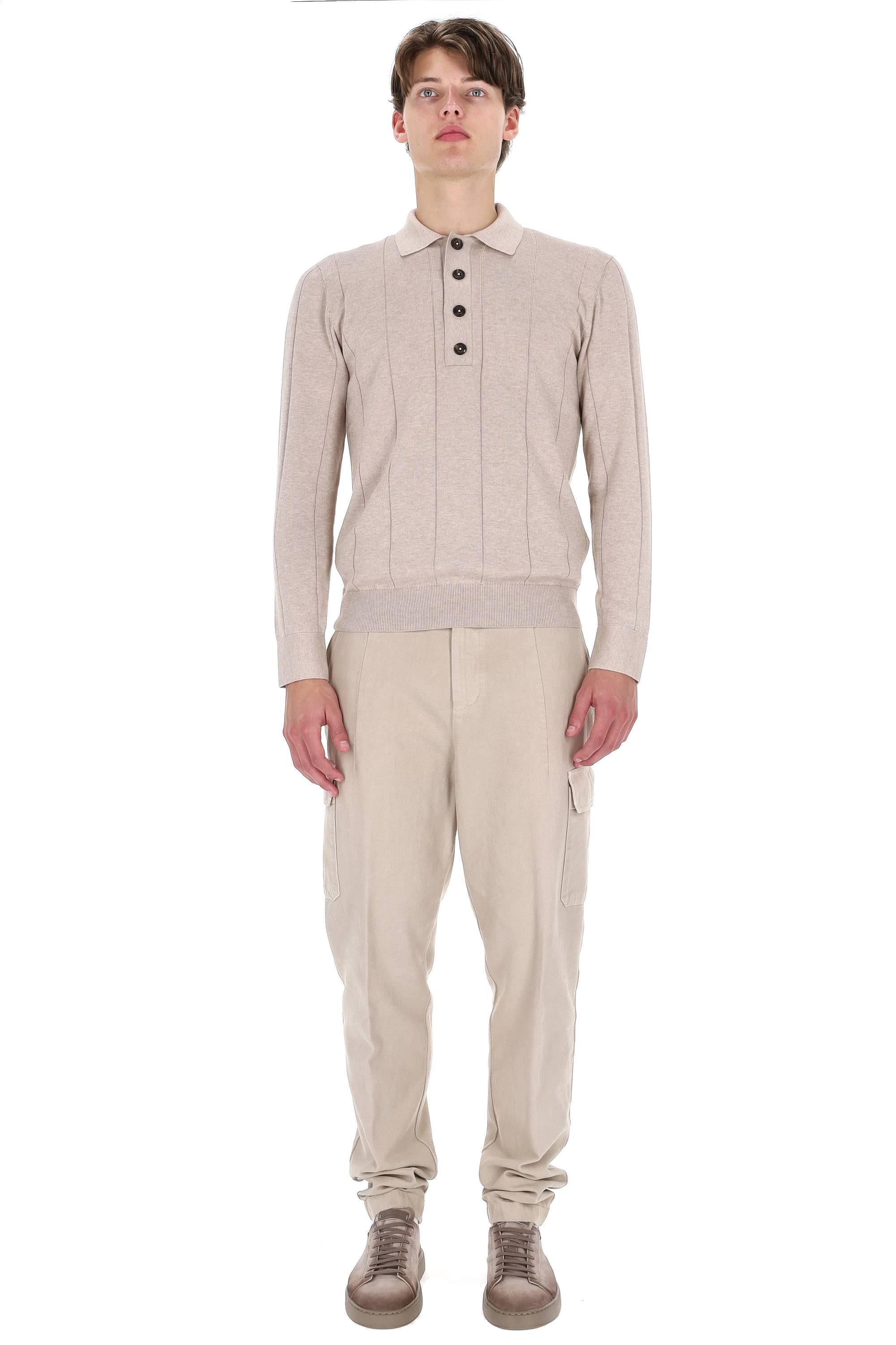 Eleventy Polo-maglieria in cotone-cashmere L76POLL09 MAG0K007 02 