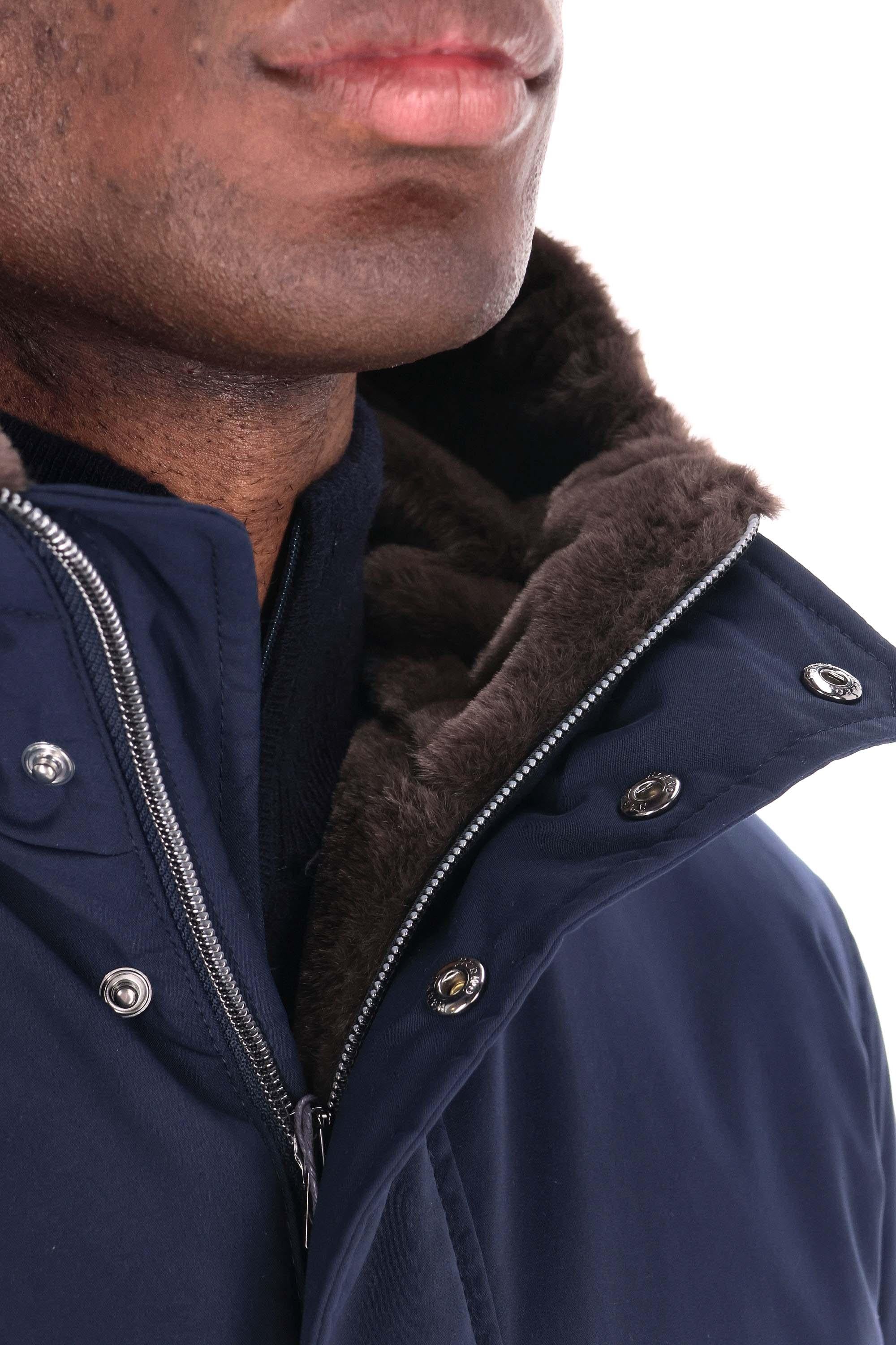 Herno Parka in nylon con interno in orsetto PA000170U-12343Z 9200 