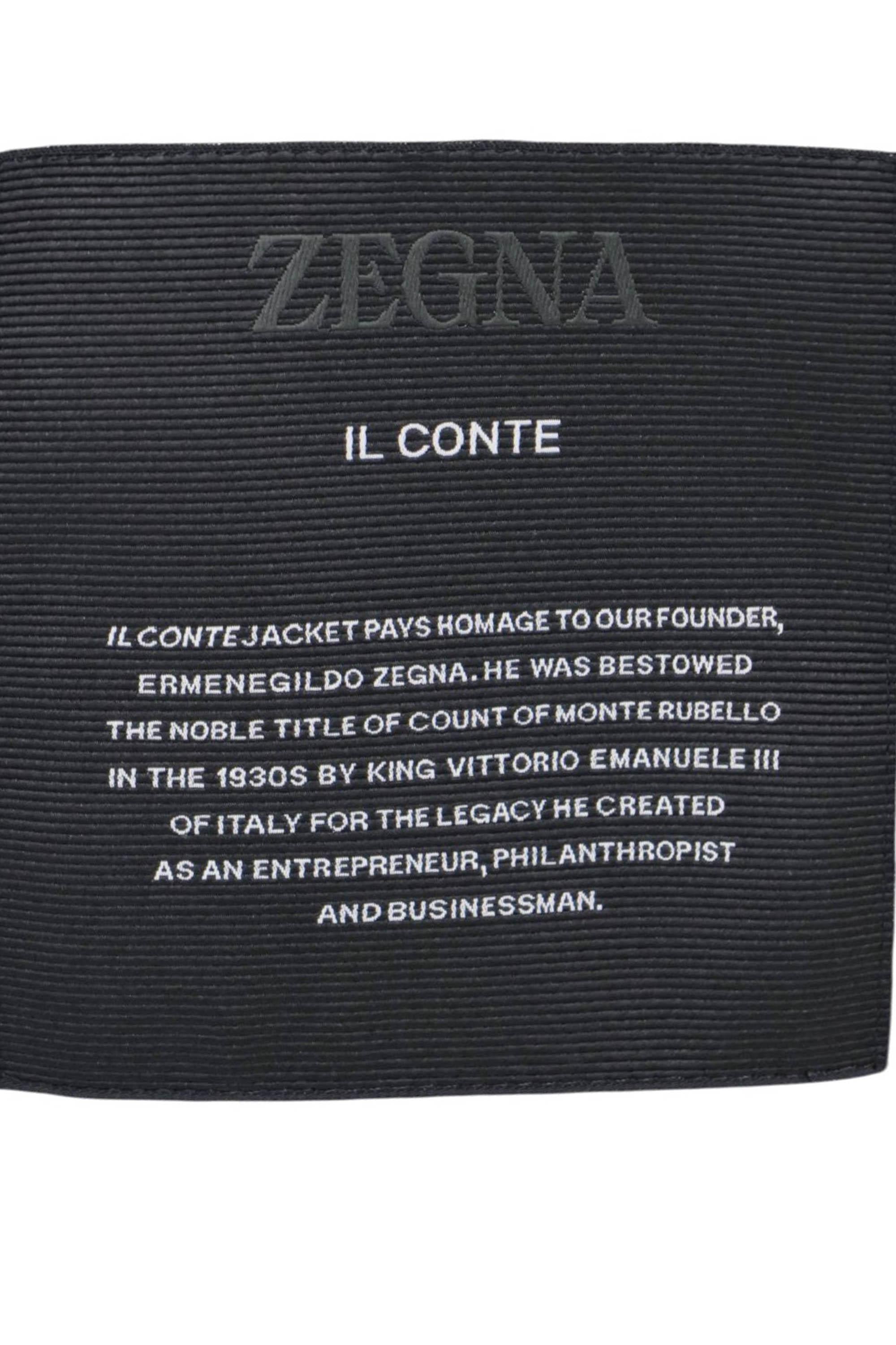 Zegna Chore jacket in lino modello Il Conte 373C74A3-1VHKQ0 7R 