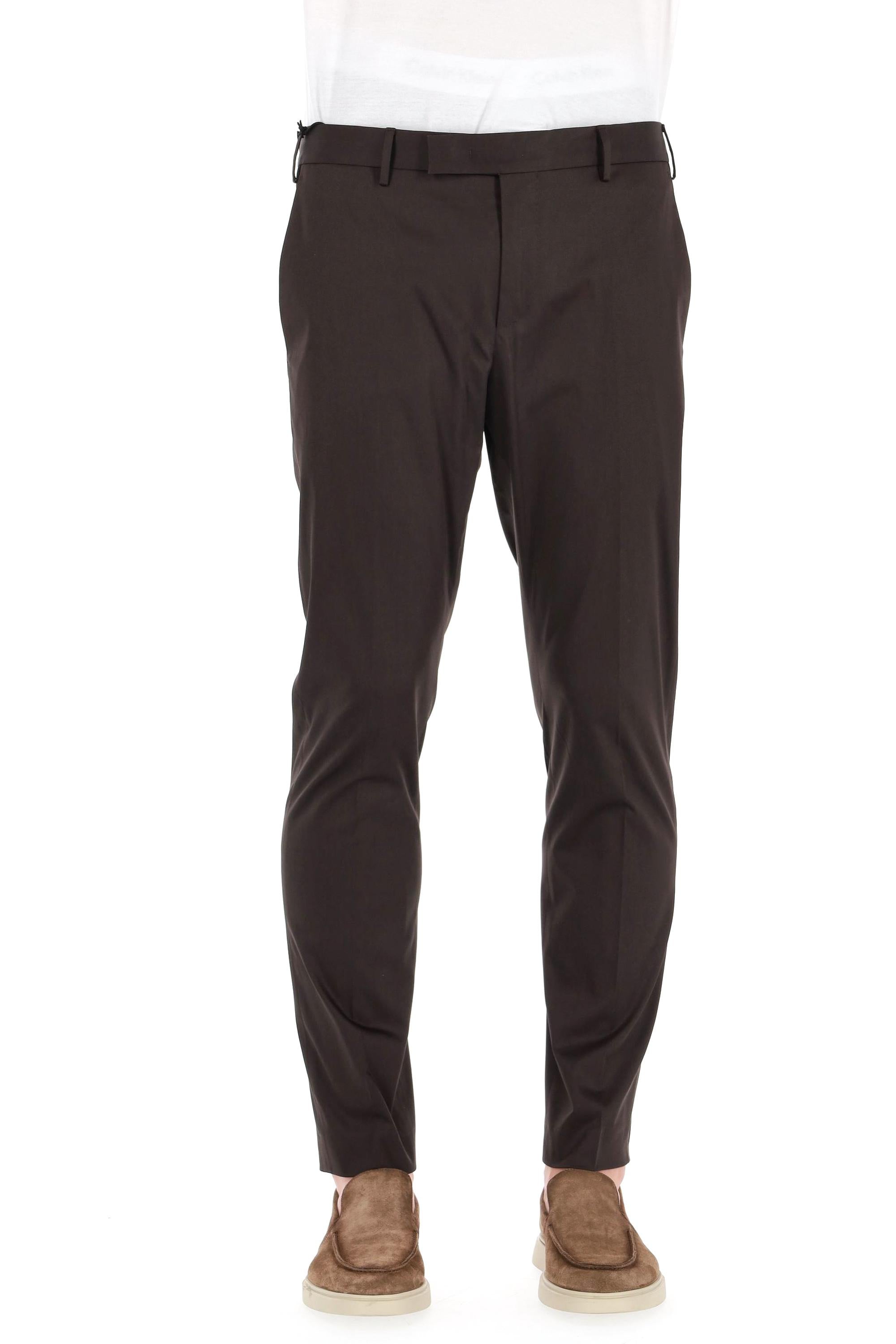 Pantalone in rasatello di cotone mod. Dieci ASX0Z00FWD NU68/3 0190 PT Torino 
