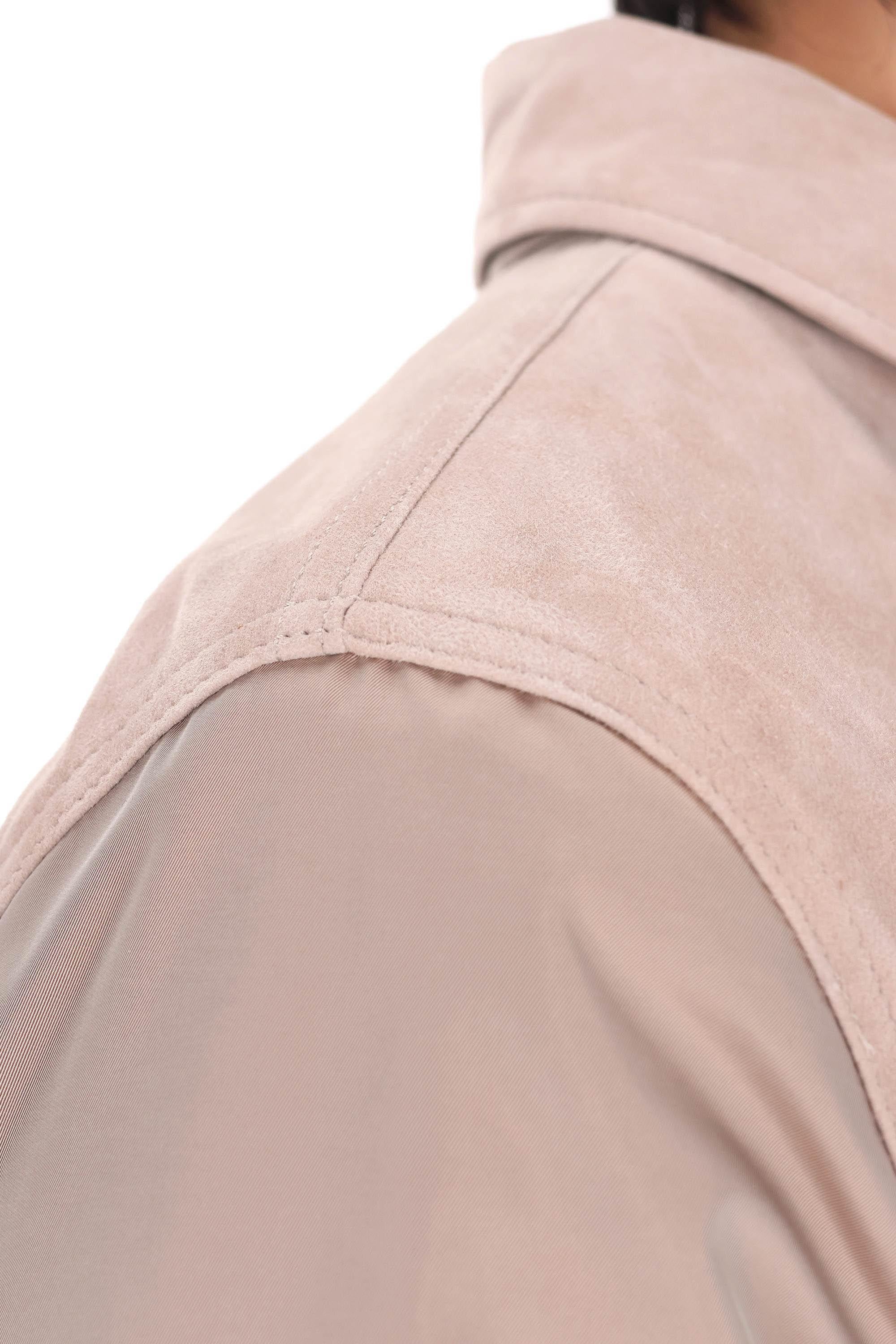 Moorer Giubbino con bottoni in camoscio e nylon mod. Furini-Kmu FURINI-KMU MANDORLA 