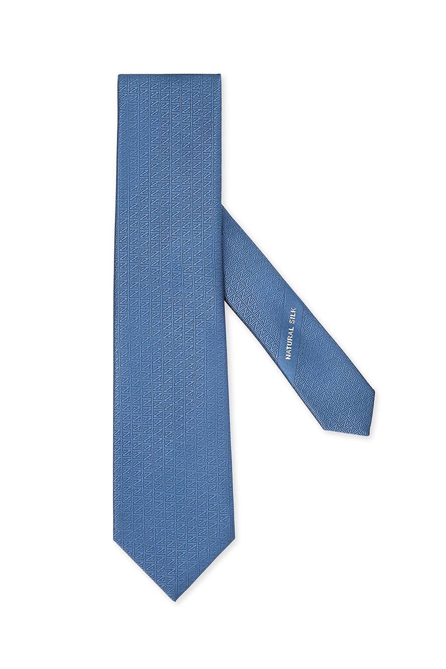 Zegna Cravatta monogram in pura seta Z5E10TA5 1PS TE1 