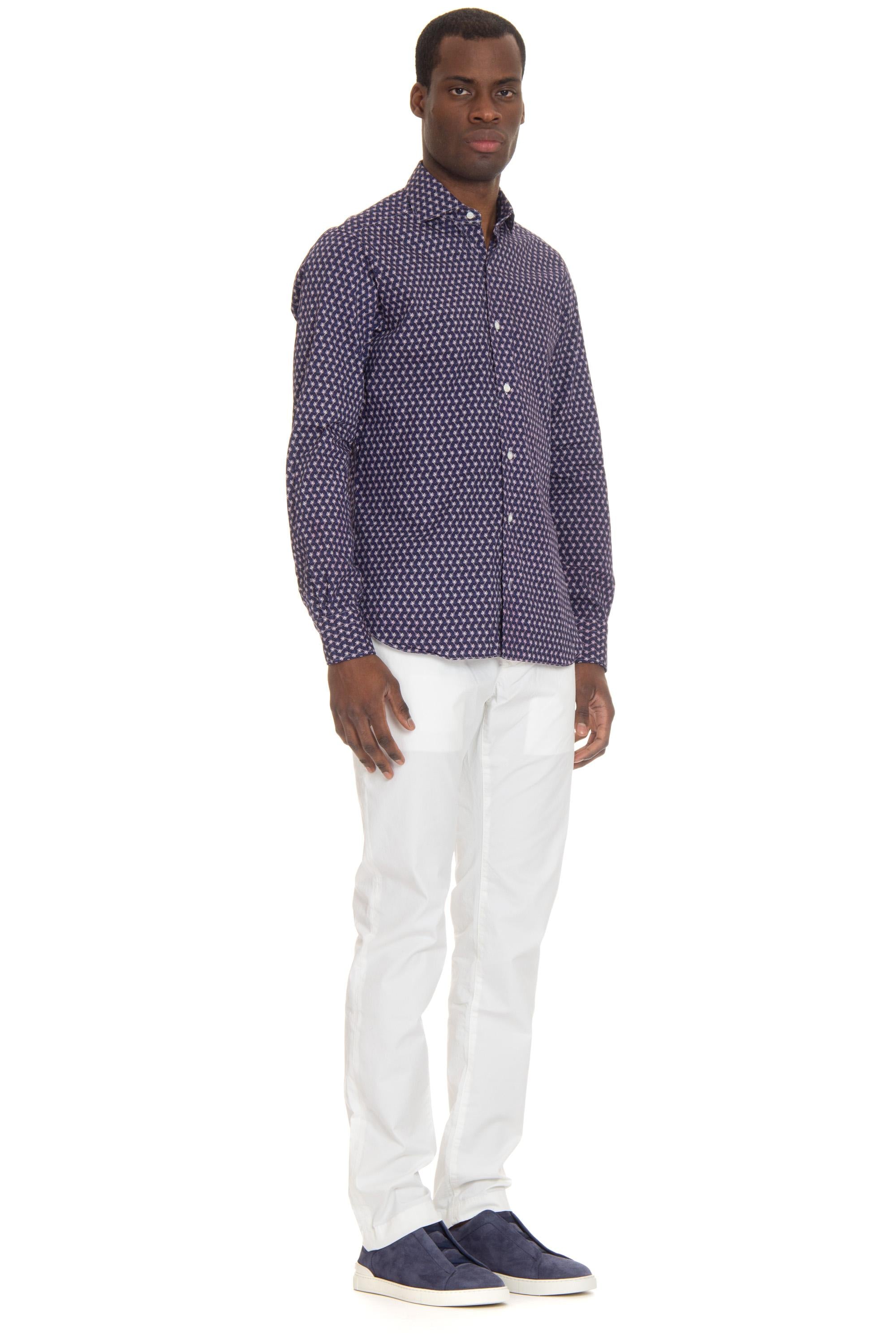 Barba Camicia sartoriale a fantasia linea Dandylife LIU13P0140016.U 0001 
