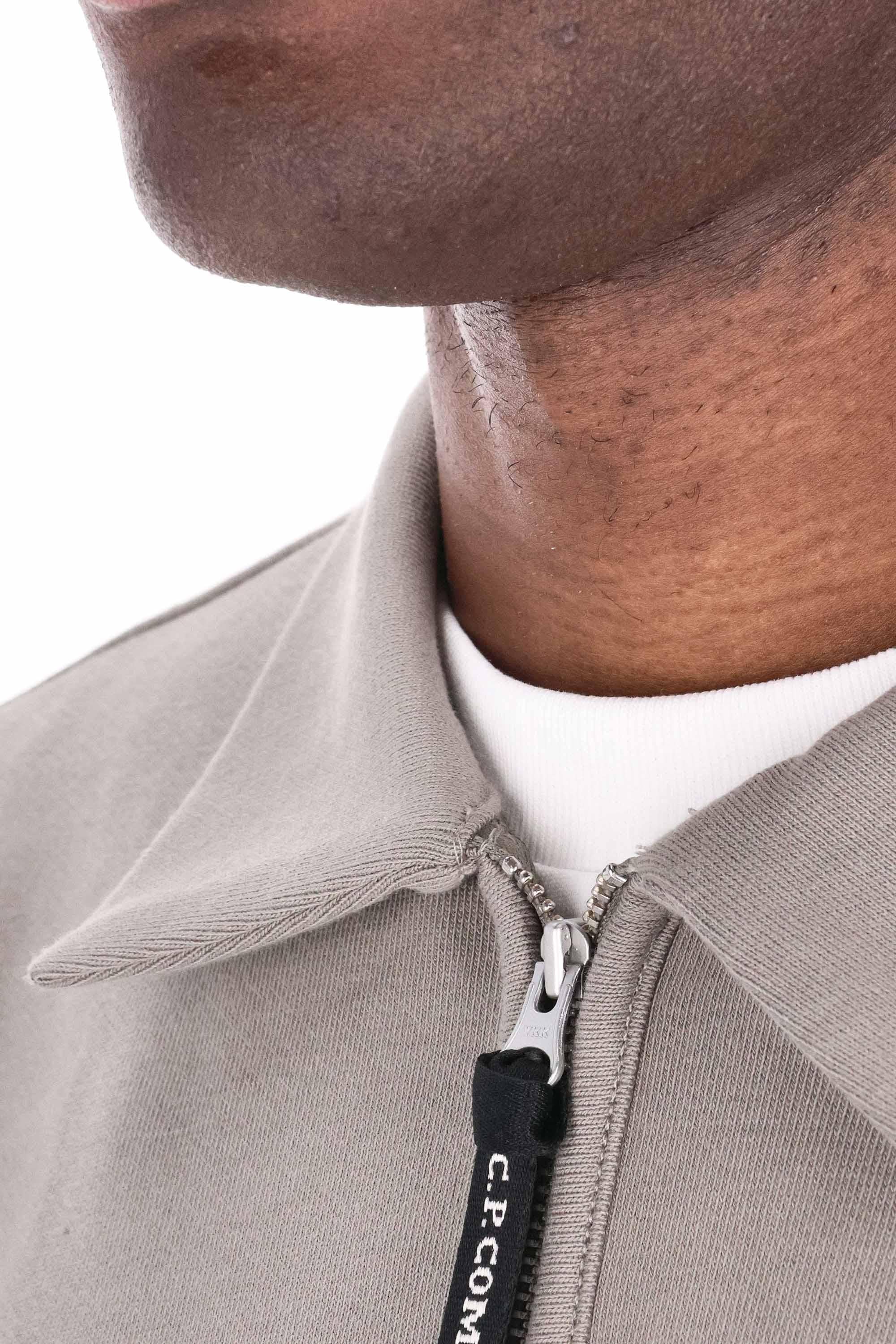 CP Company Felpa mezza zip diagonal fleece MSS140A00-5086W 356 