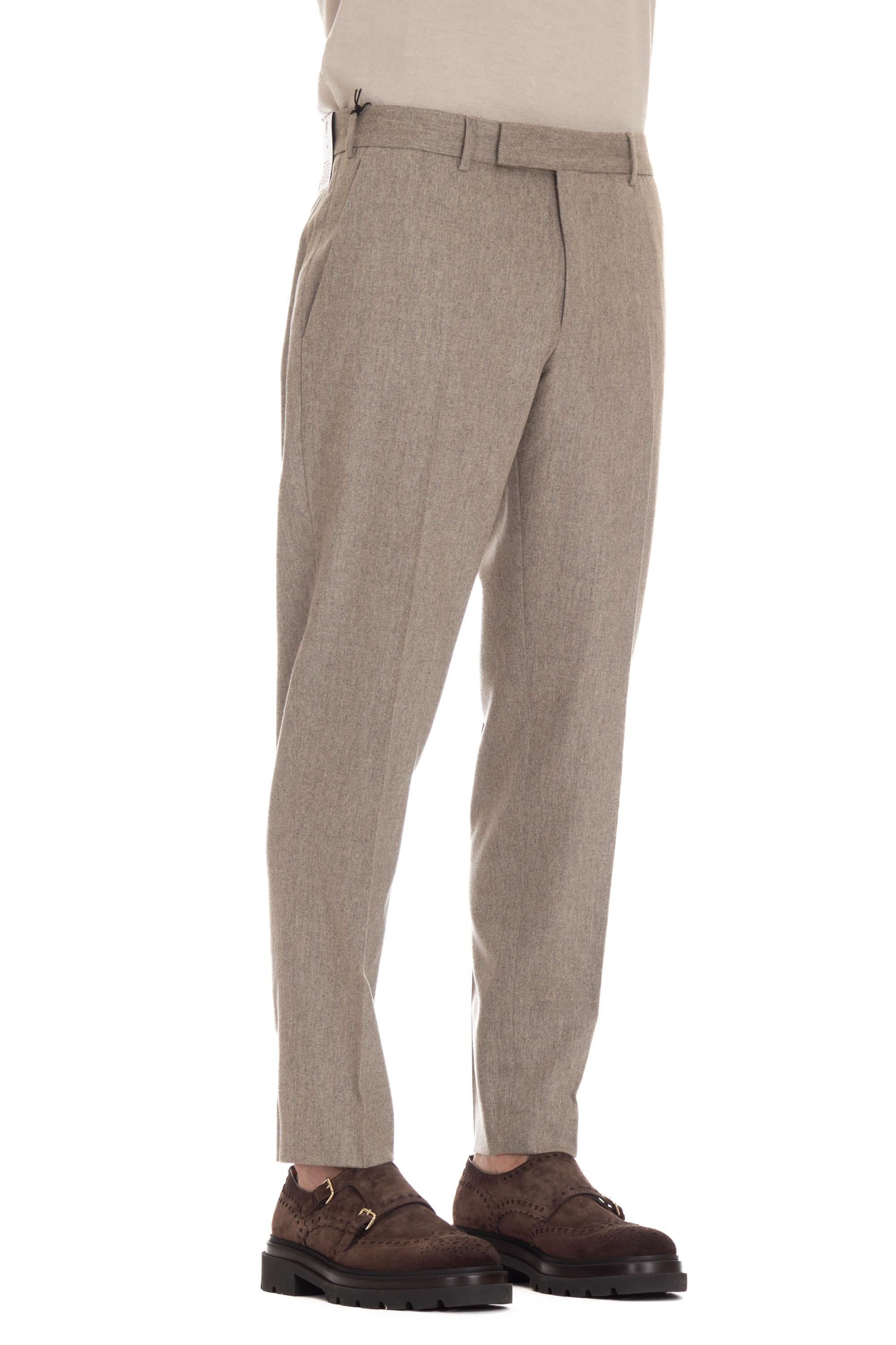 Pantalone in flanella di lana-cashmere Rebel fit RFZ1Z00FWD TO03 0040 PT Torino 