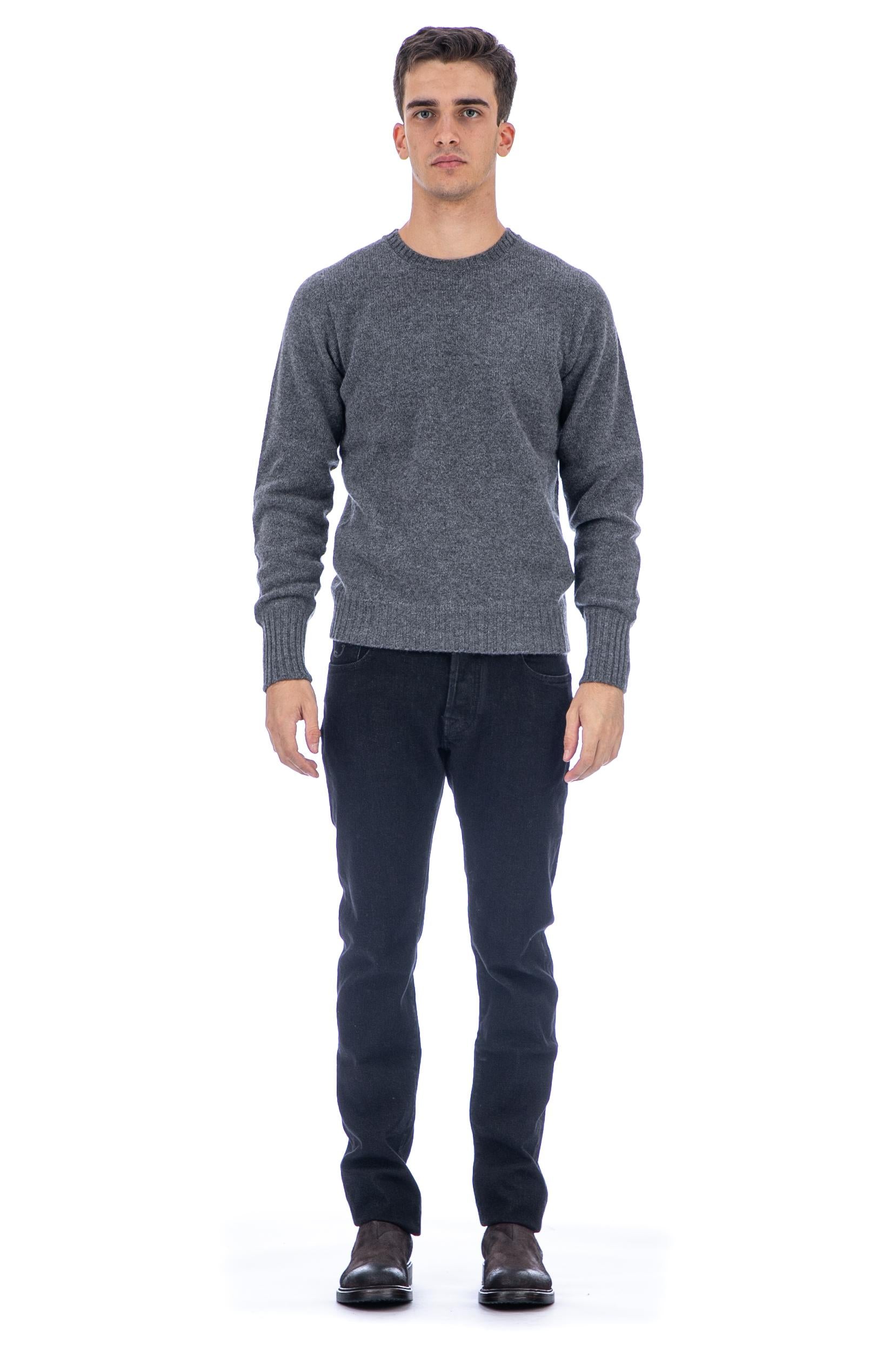 Maglia girocollo in lana di agnello D4W103_6 670 Drumohr 