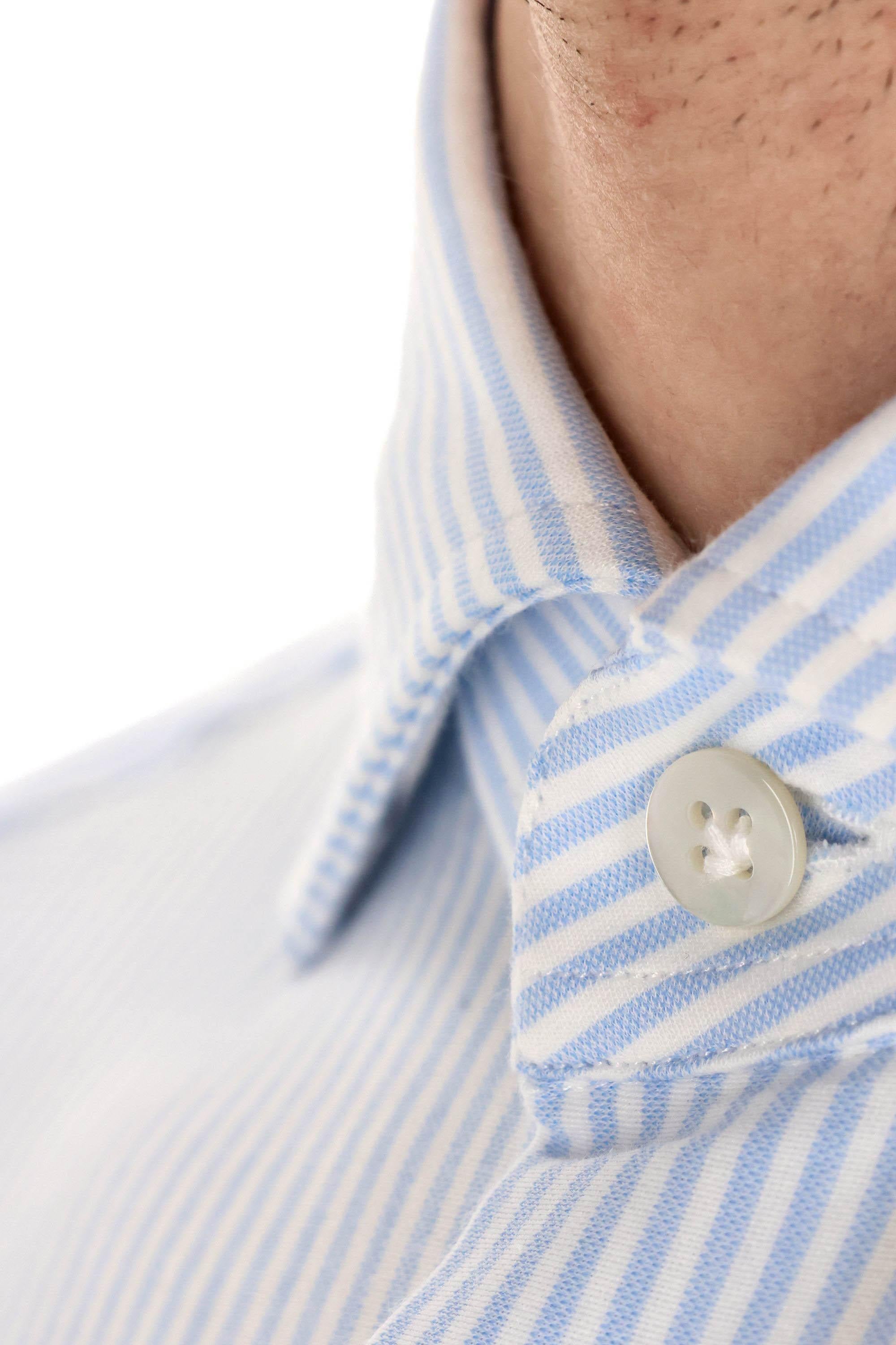 Borriello Camicia sartoriale bacchettata stretch 200060 5 