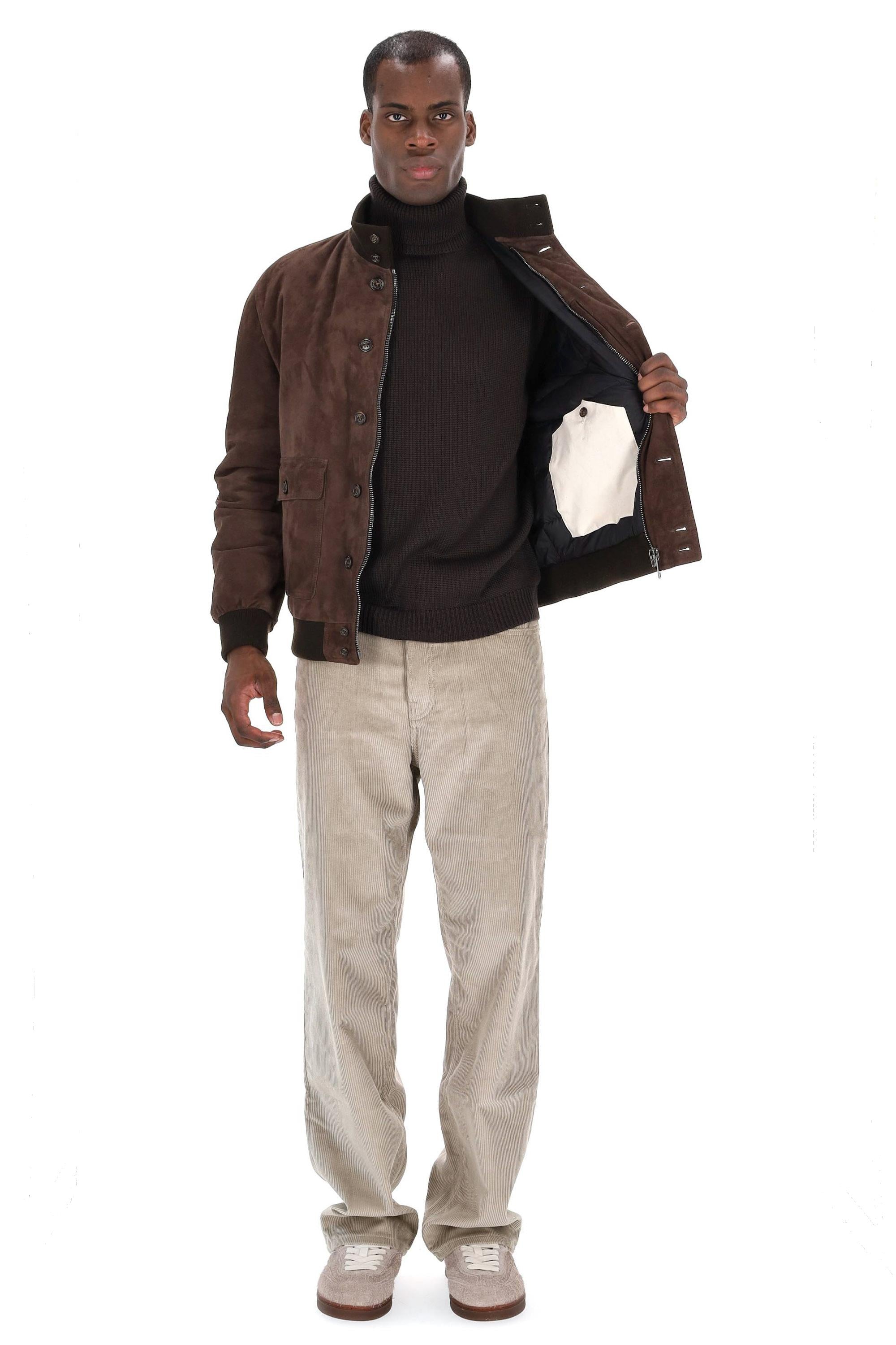 Valstar Giubbotto in camoscio imbottito in piuma 407A.I019/3 0827 