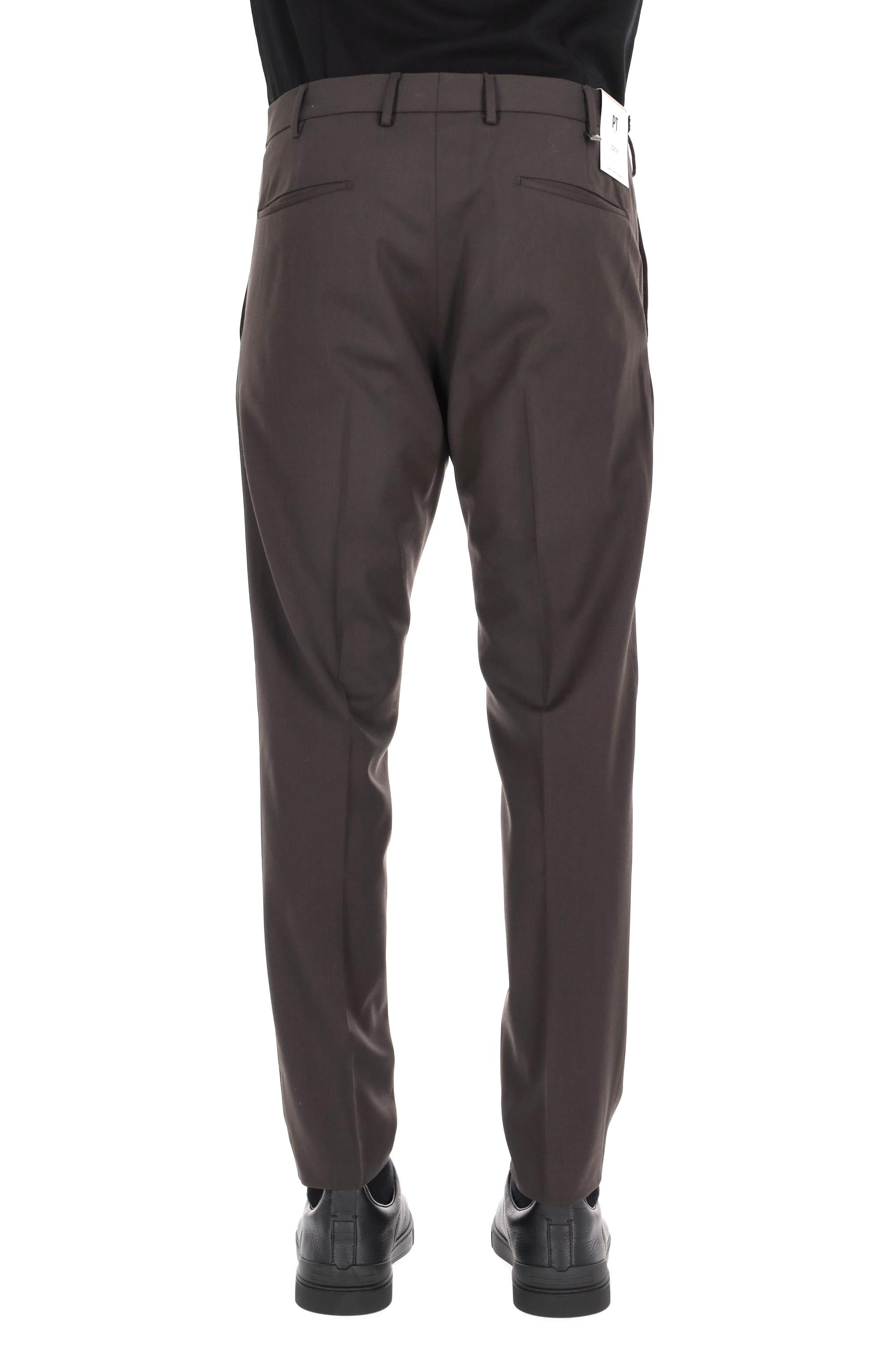 PT Torino Pantalone in batavia di lana b-stretch fit Dieci AFX0Z00FWD MA37/2 0190 