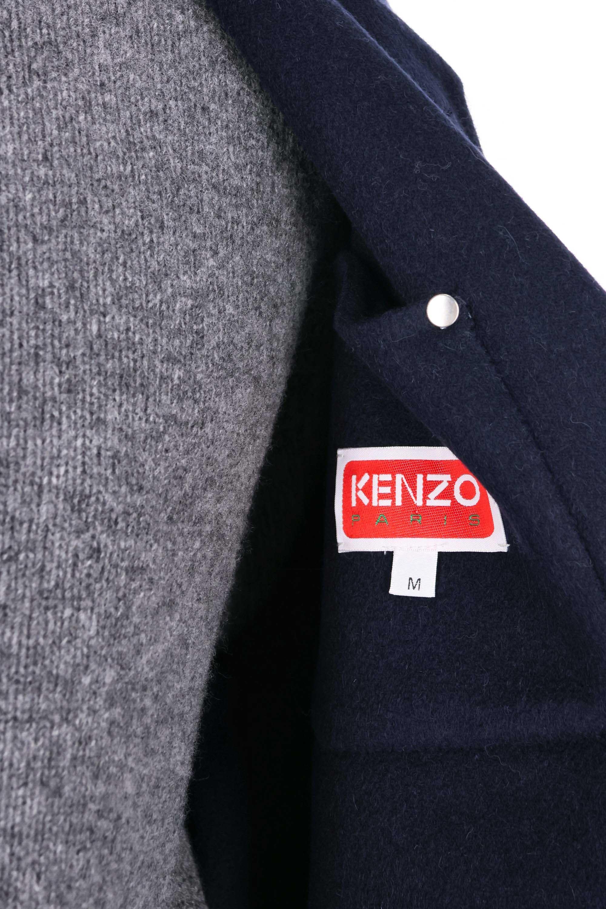 Kenzo Work jacket cropped in lana-alpaca FF65VE2349WB 79 