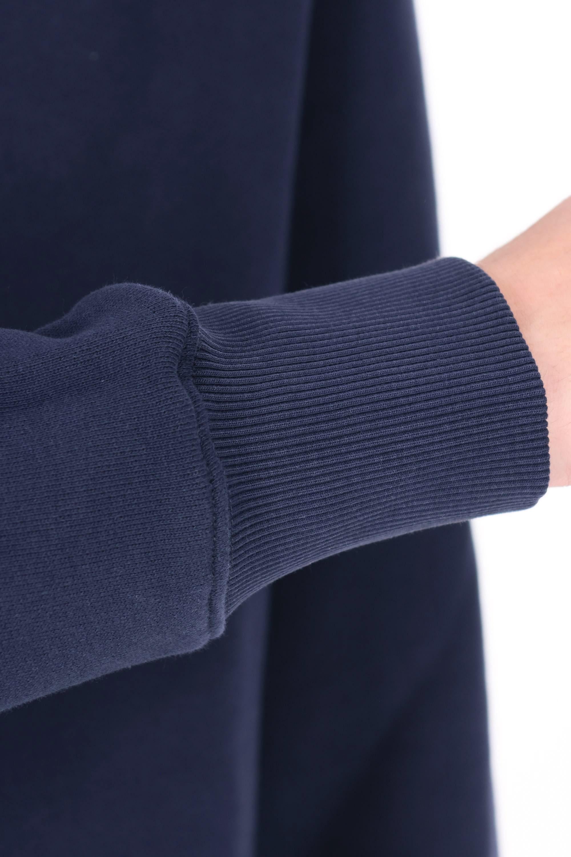 Autry Felpa in cotone con cappuccio HOPM 002B JERSEY BLUE 