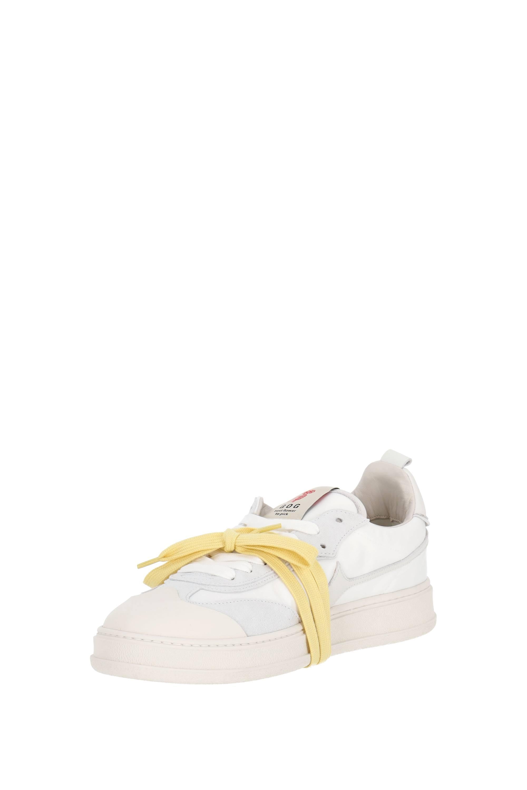 Garden of God Sneaker Apple in camoscio e nylon APPLE WHITE 