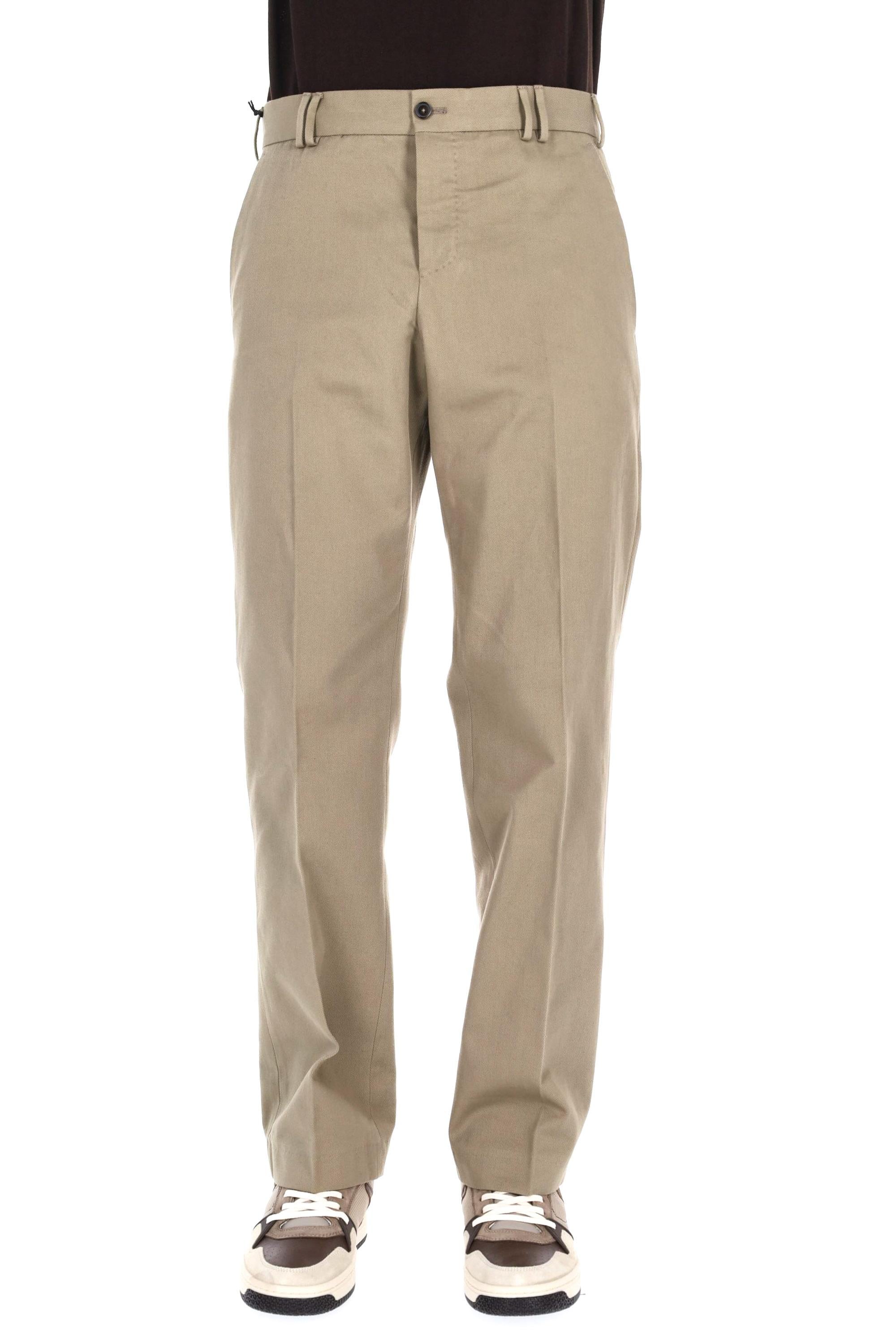 Pantalone in puro cotone diagonale deluxe linea Michael ASJDB00REW SD73 0040 PT Torino 