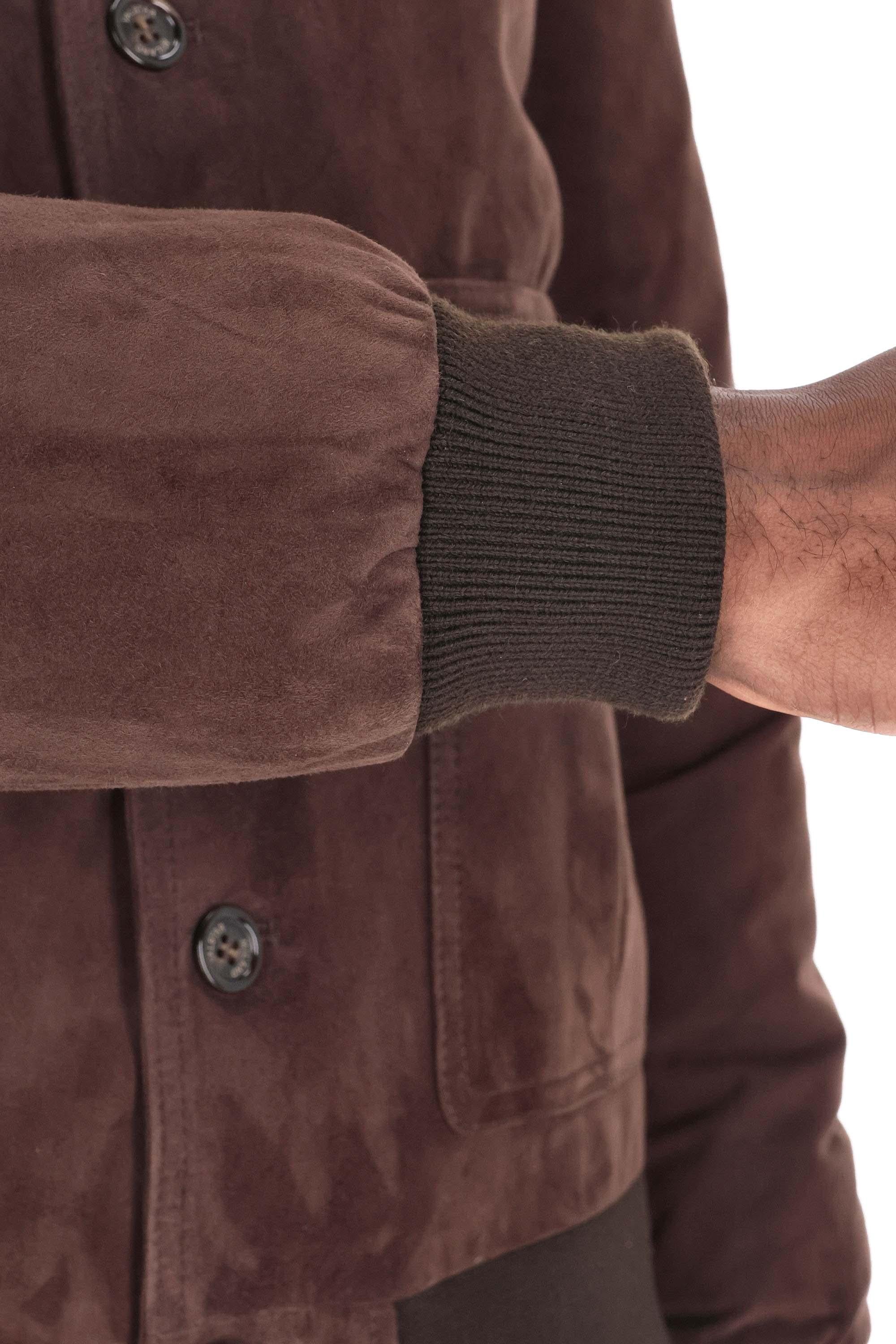 Valstar Giubbotto in camoscio imbottito in piuma 407A.I019/3 0827 