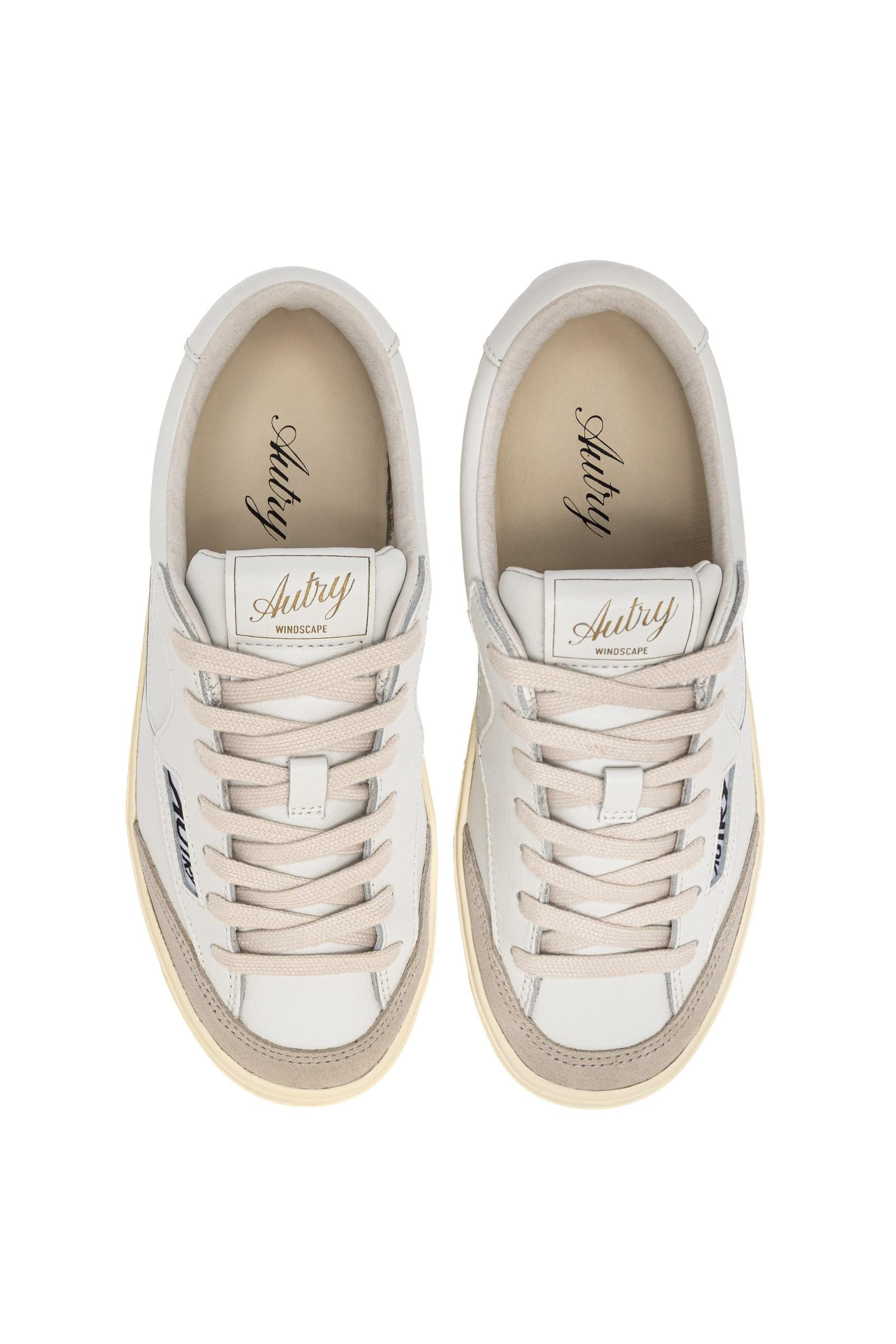 Autry Sneaker donna Windscape in pelle con talloncino bianco SCLW UK01 WHT/WHT 