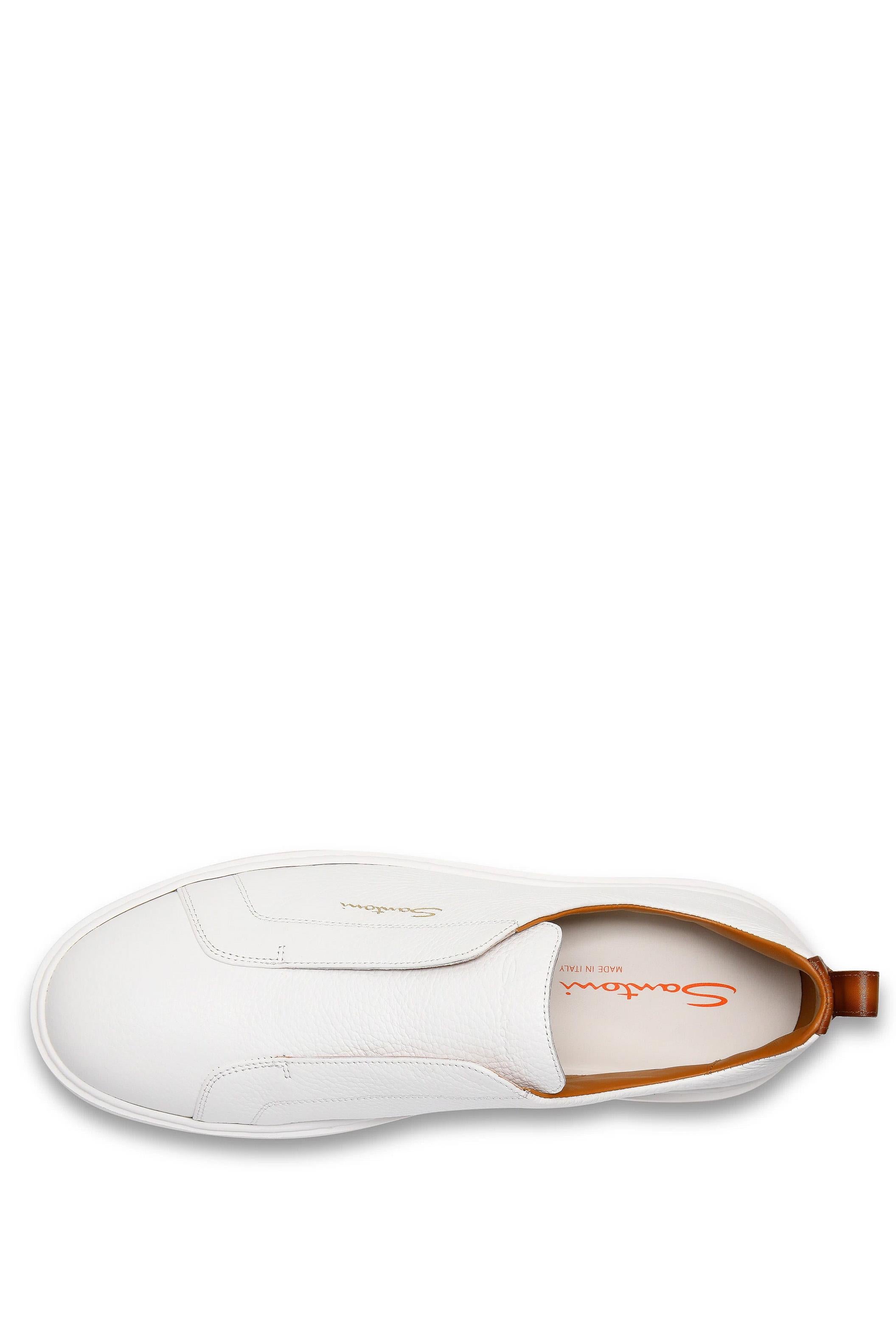 Santoni Sneaker slip-on in pelle bottalata MBCD21995BARTLLD I50 
