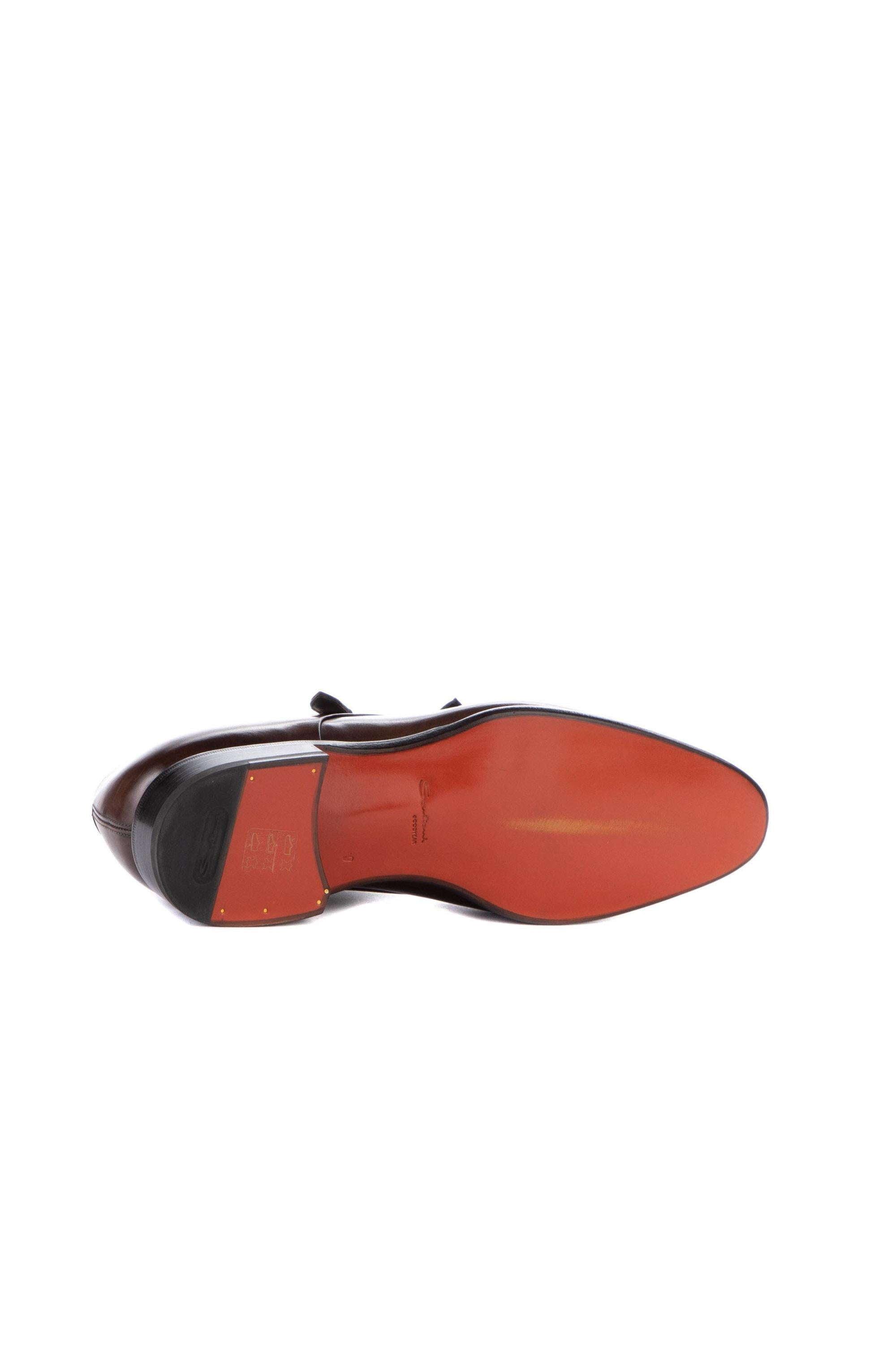 Santoni Scarpa doppia fibbia in pelle lavorazione Goodyear MCCR11652MC1HVVDT50 MAR 