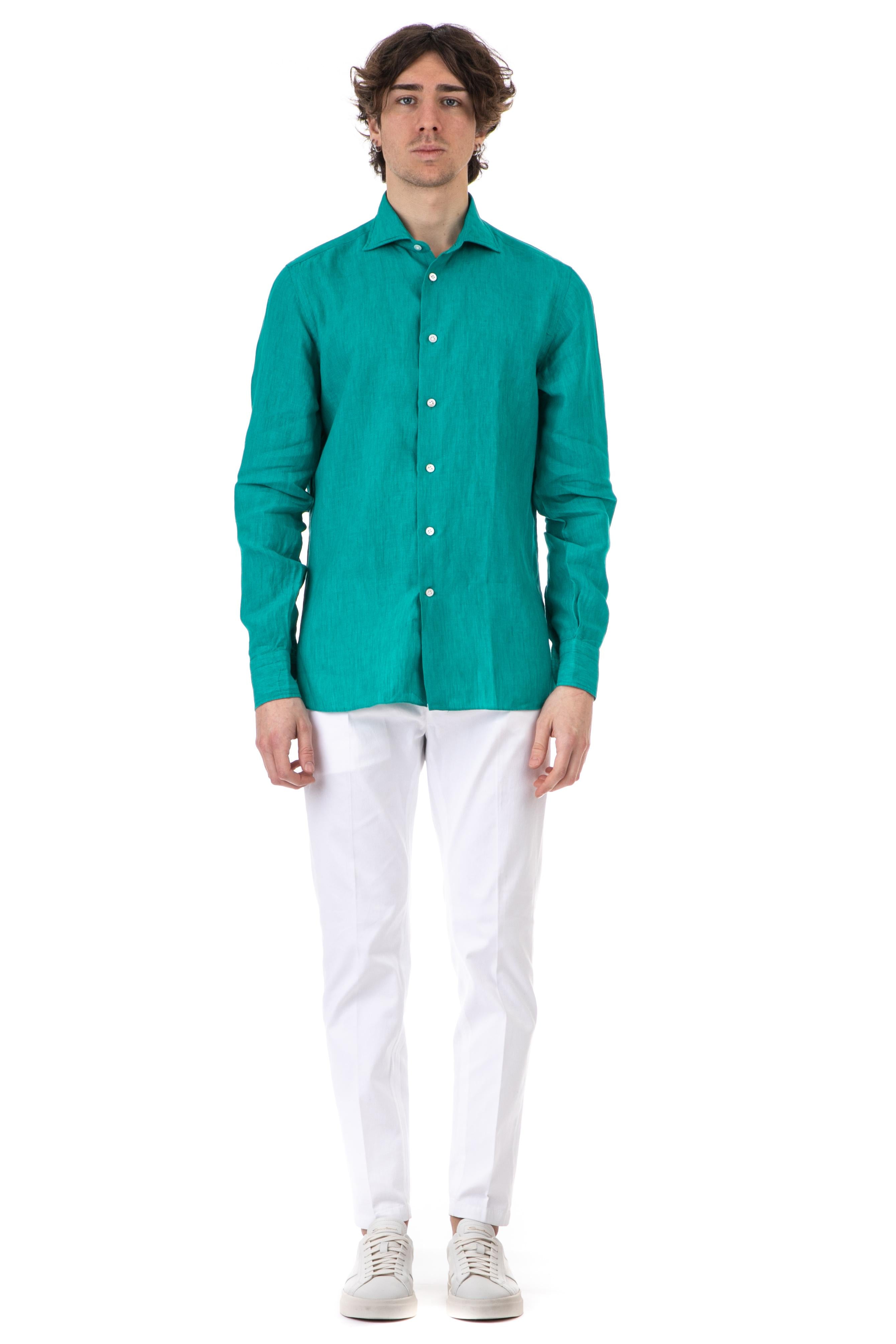 Camicia in lino 16035 11 Borriello 