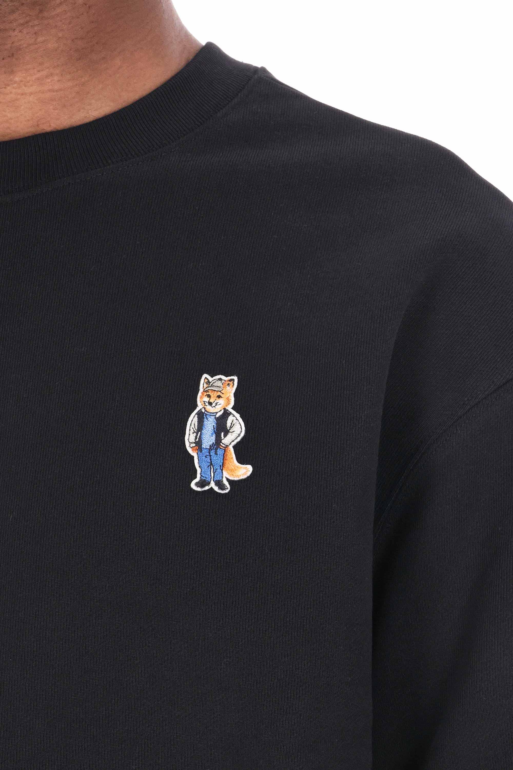 Maison Kitsuné Felpa girocollo fox regular fit PM00310KM0341/2 P199 