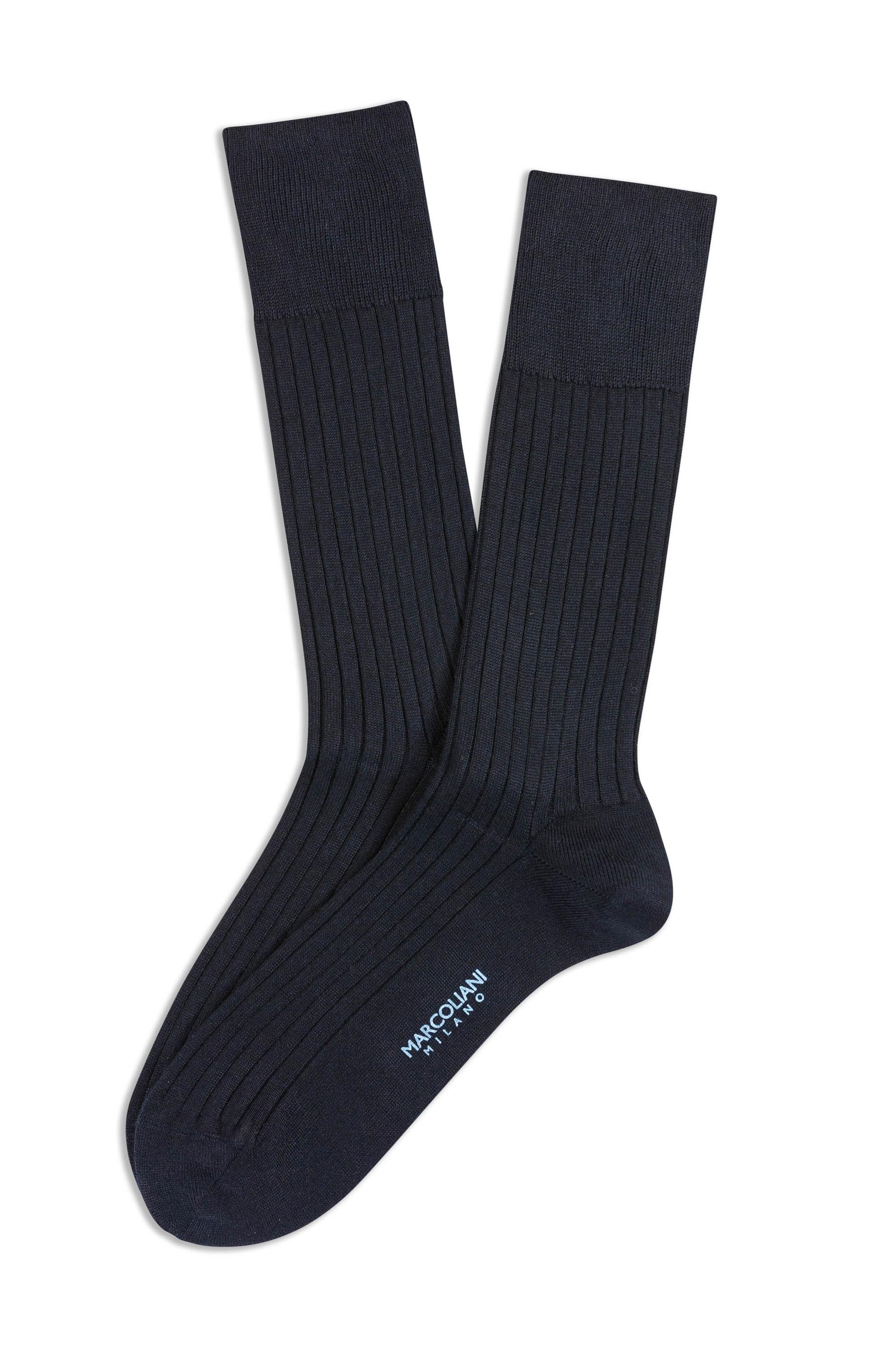Calza a costine in modal e cashmere MAR4300L 001 Marcoliani 