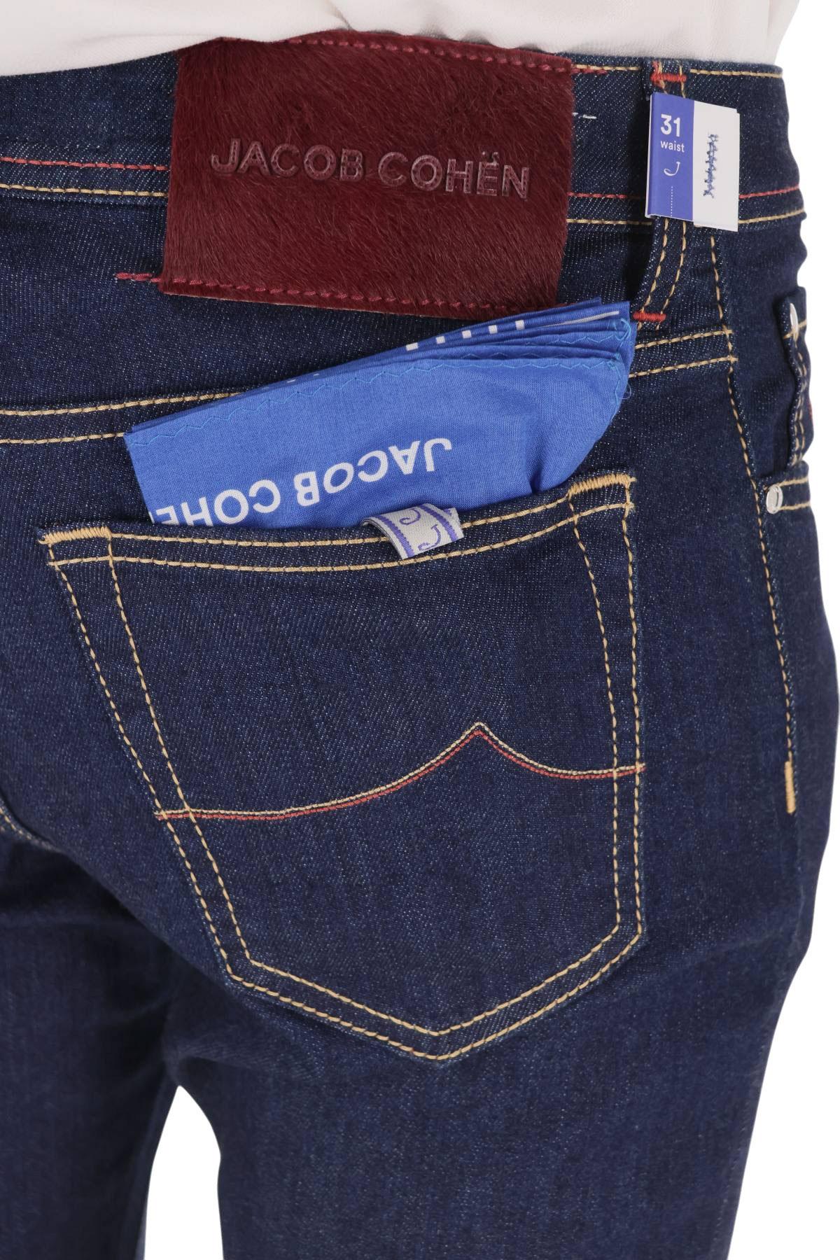 Jacob Cohen Jeans in cotone comfort etichetta cavallino rosso Bard fit JUX_QX004 001 S3623 BARD 100D 