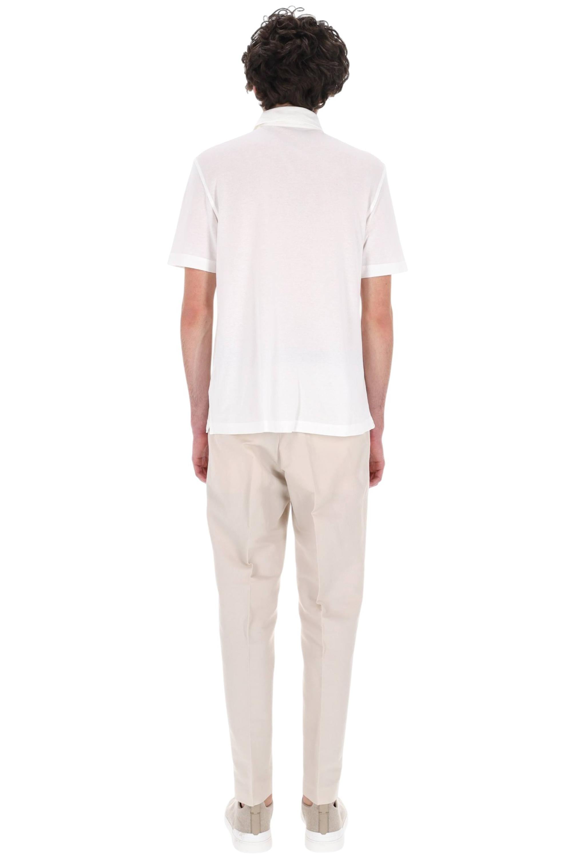 Drumohr Polo in cotone ice cotton DTJ202B 105 