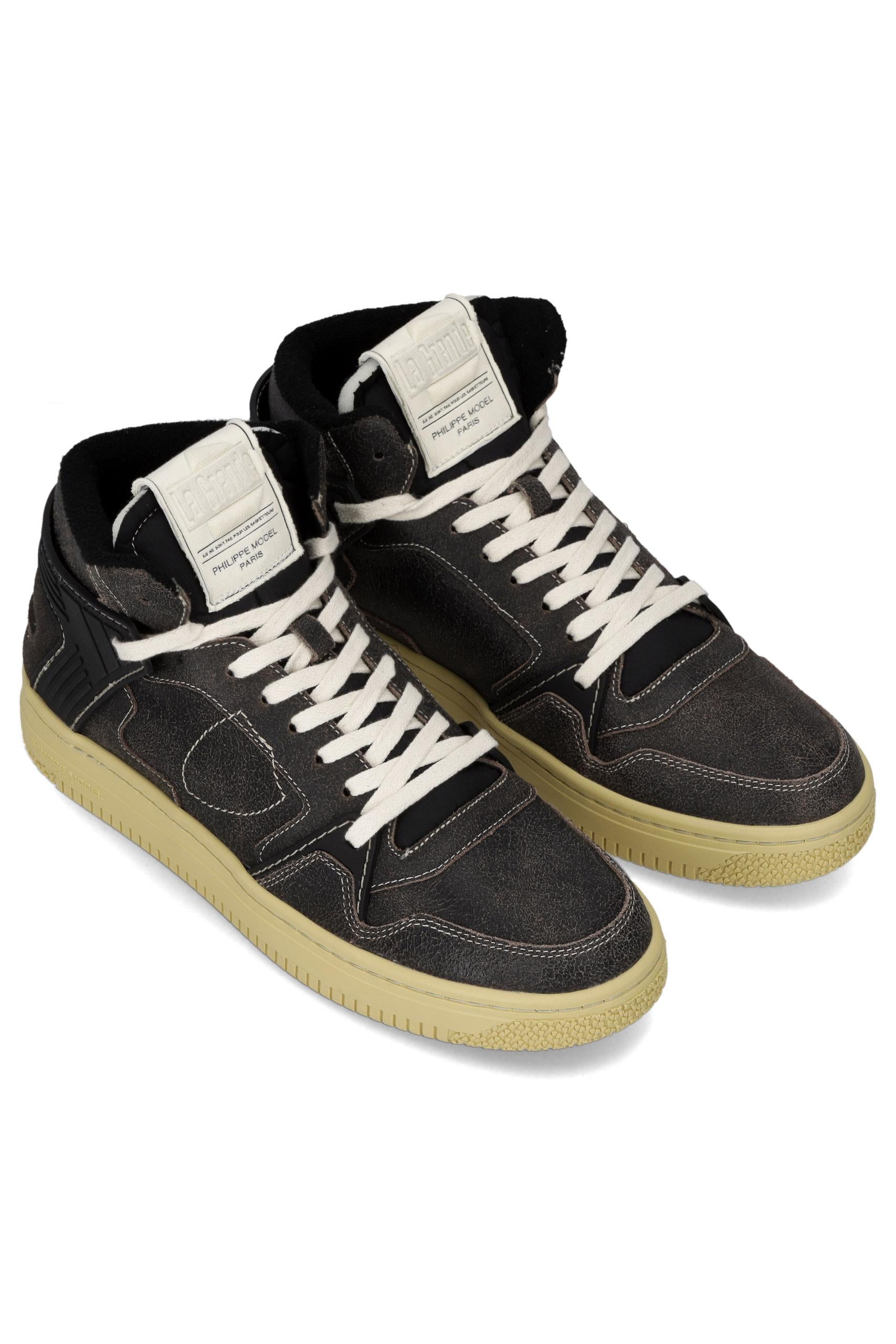 Sneaker mid in pelle mod. La Grande LGMU LA GRANDE/2 CR02 Philippe Model 